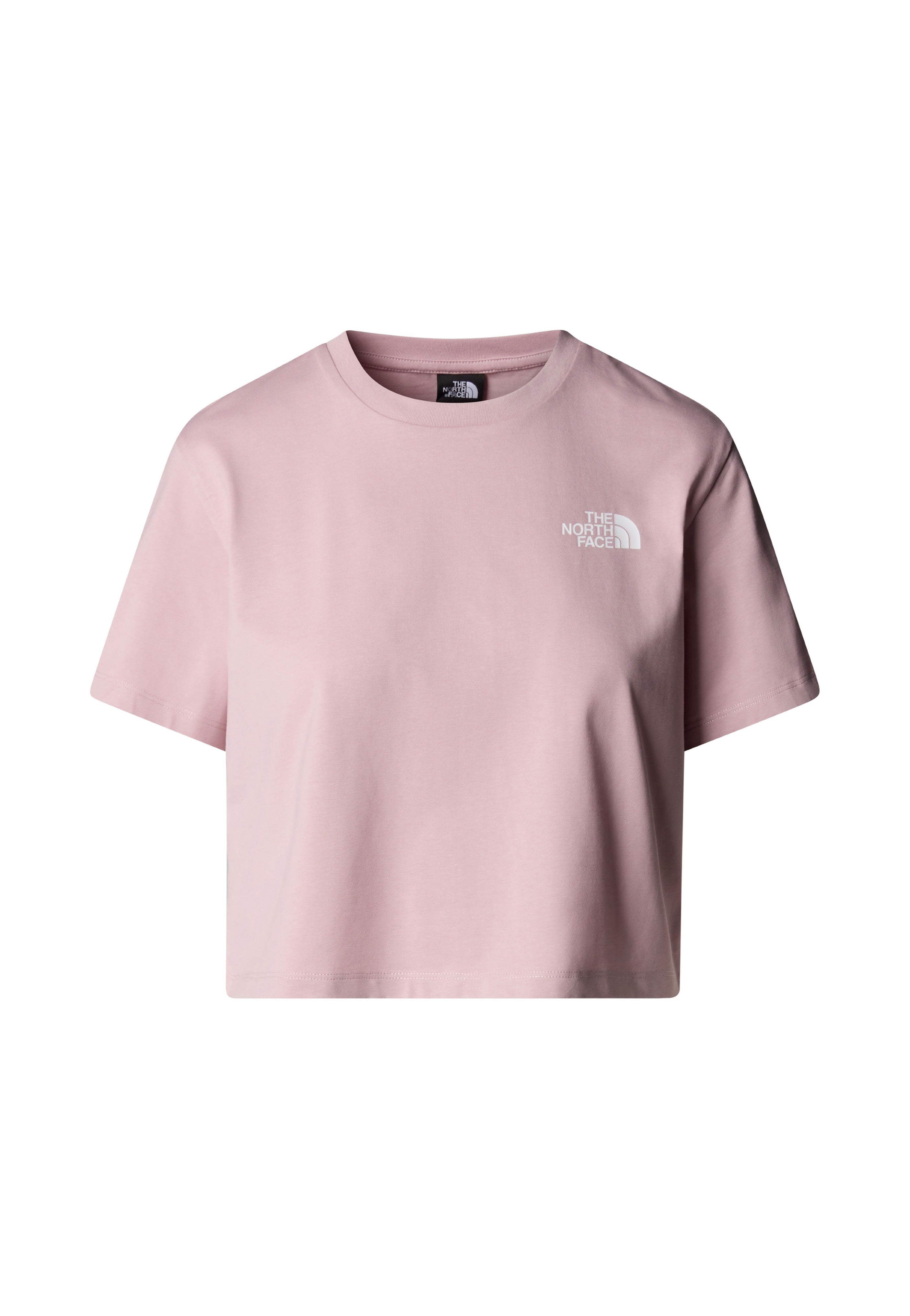 The North Face - Simple Dome Cropped Slim Metal Pink - T-Shirt | Women-Image