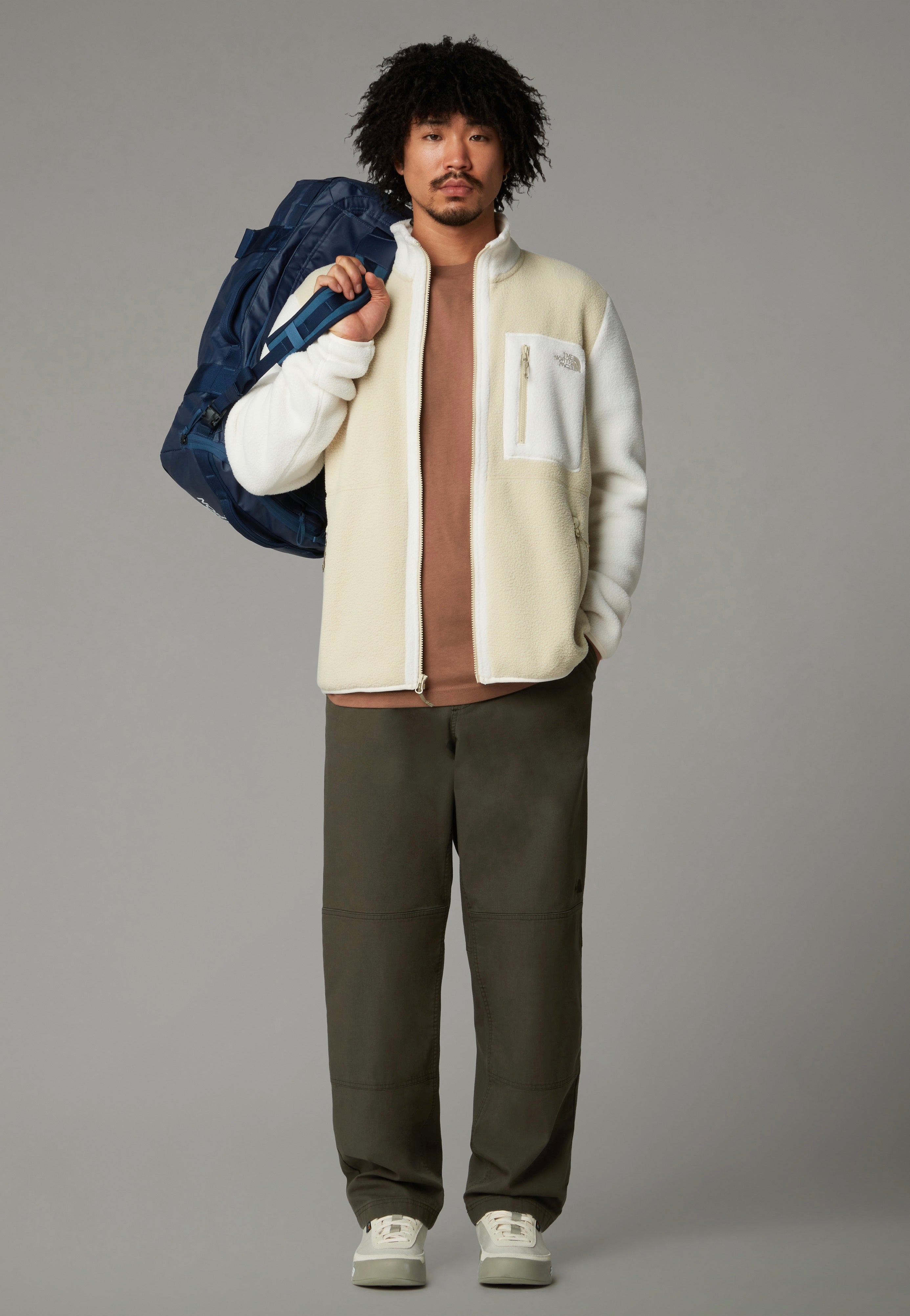 The North Face - Yumiori Full Zip Gravel/White Dune/Gravel - Jacket | Men-Image