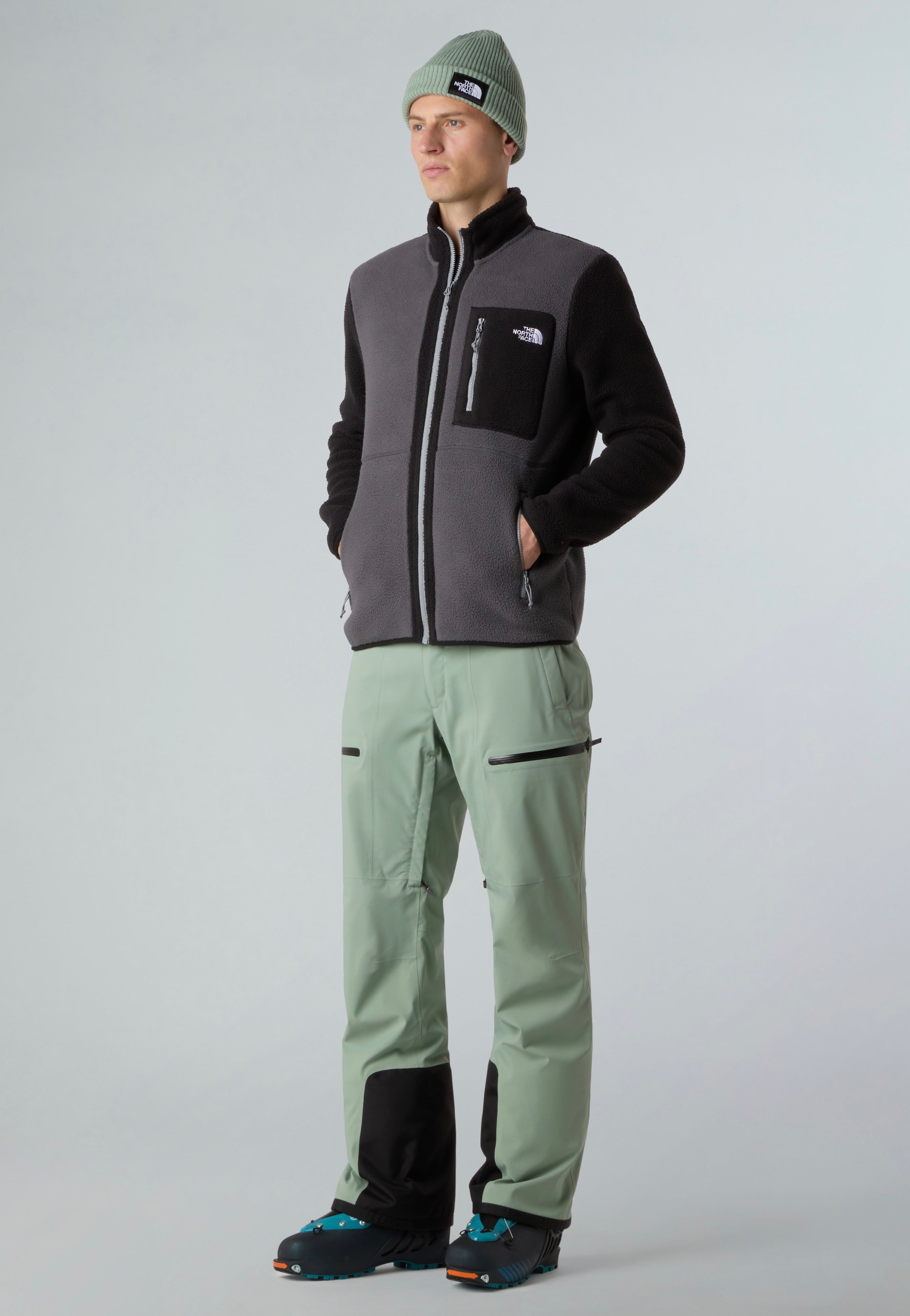 The North Face - Yumiori Full Zip Anthracite Grey/TNF Black - Jacket | Men-Image