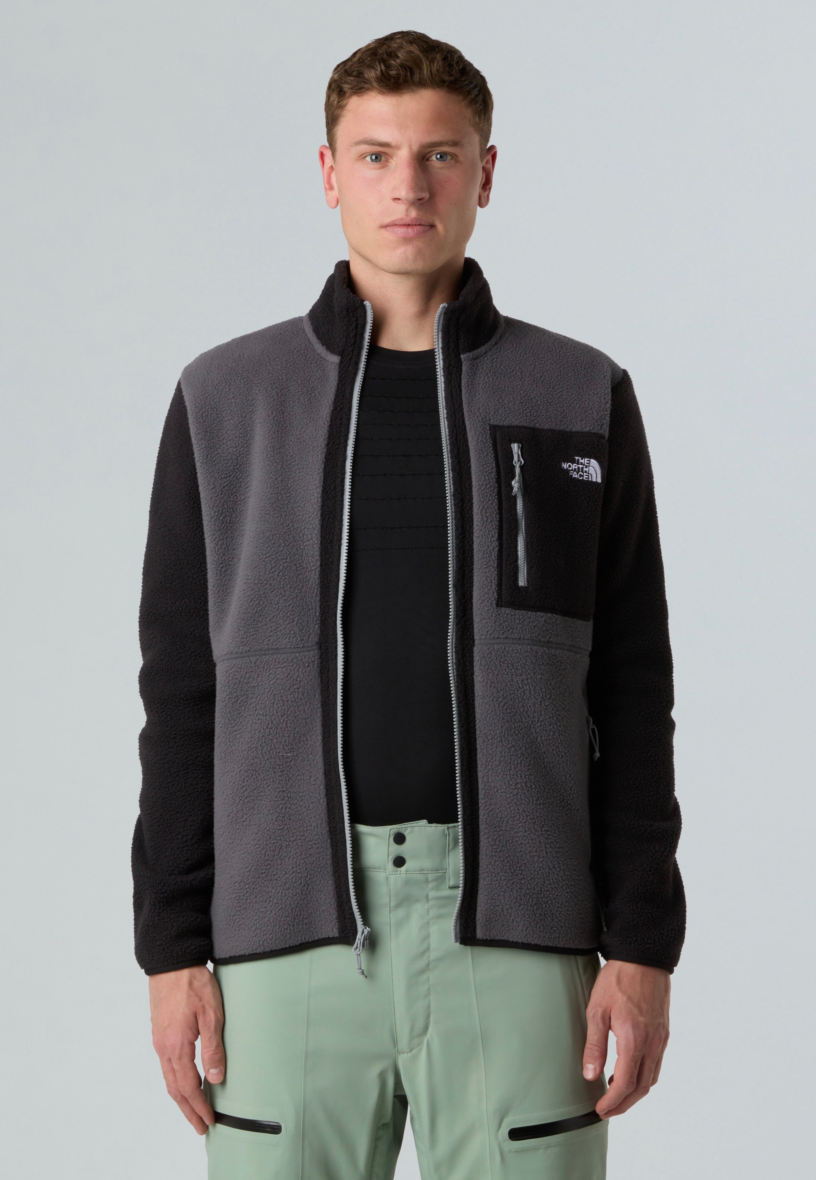 The North Face - Yumiori Full Zip Anthracite Grey/TNF Black - Jacket | Men-Image