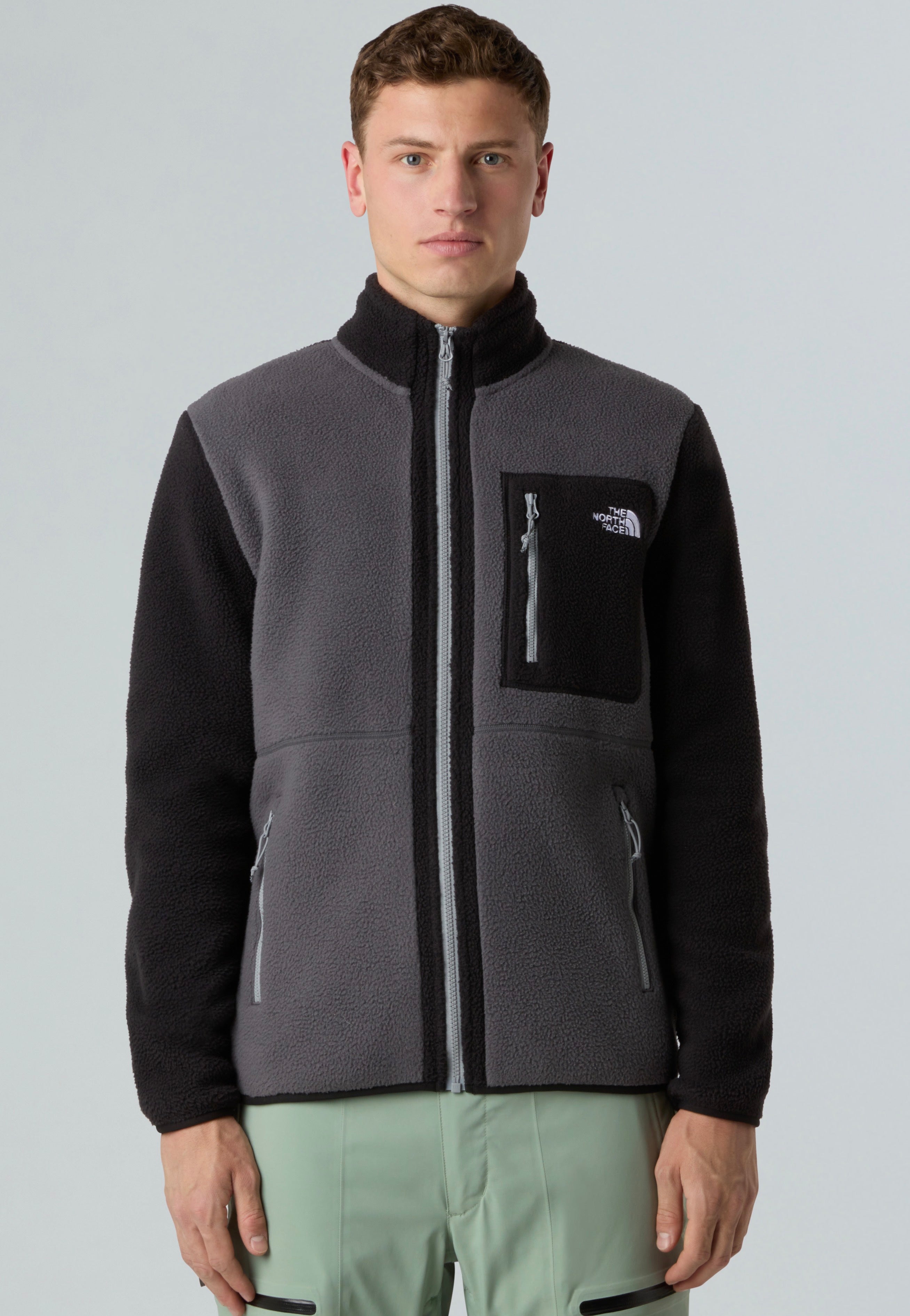 The North Face - Yumiori Full Zip Anthracite Grey/TNF Black - Jacket | Men-Image