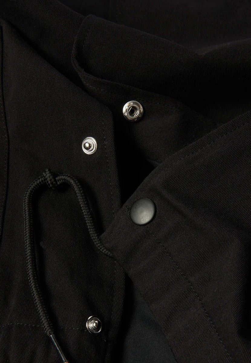 HUF 89 Twill Coaches Black/White Jacket | Men-Image