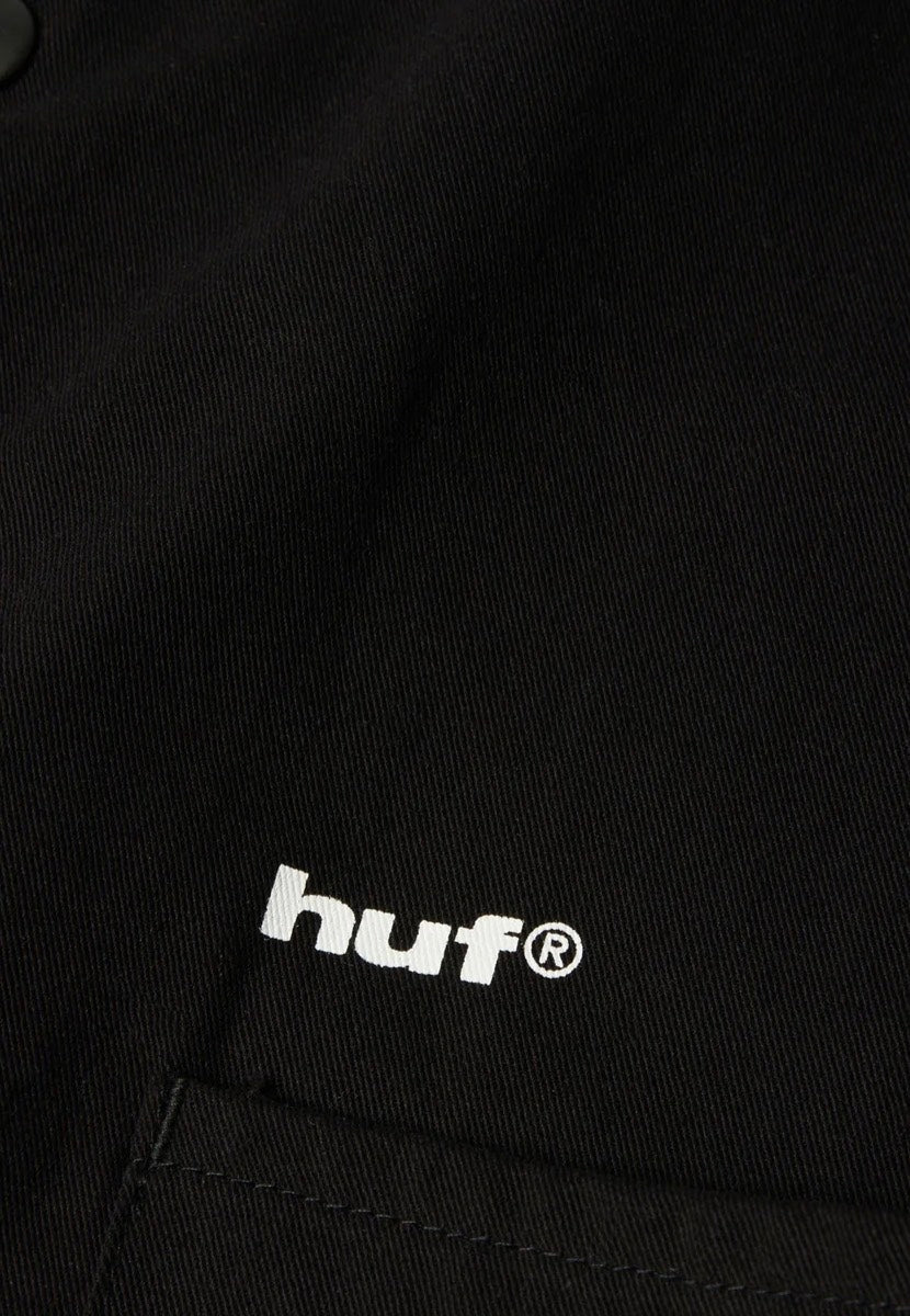 HUF 89 Twill Coaches Black/White Jacket | Men-Image