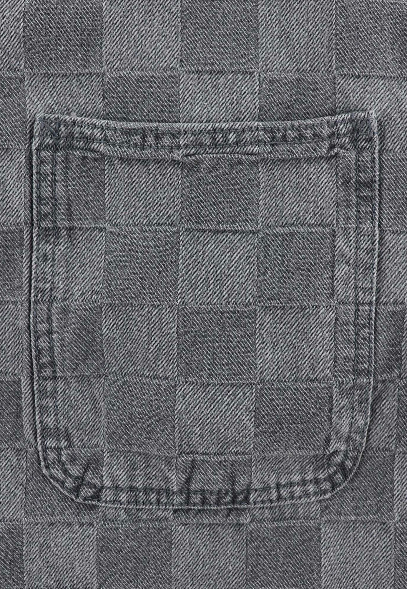 Vans - Hastings Checkerboard Denin Woven Faded Black - Shirt | Men-Image