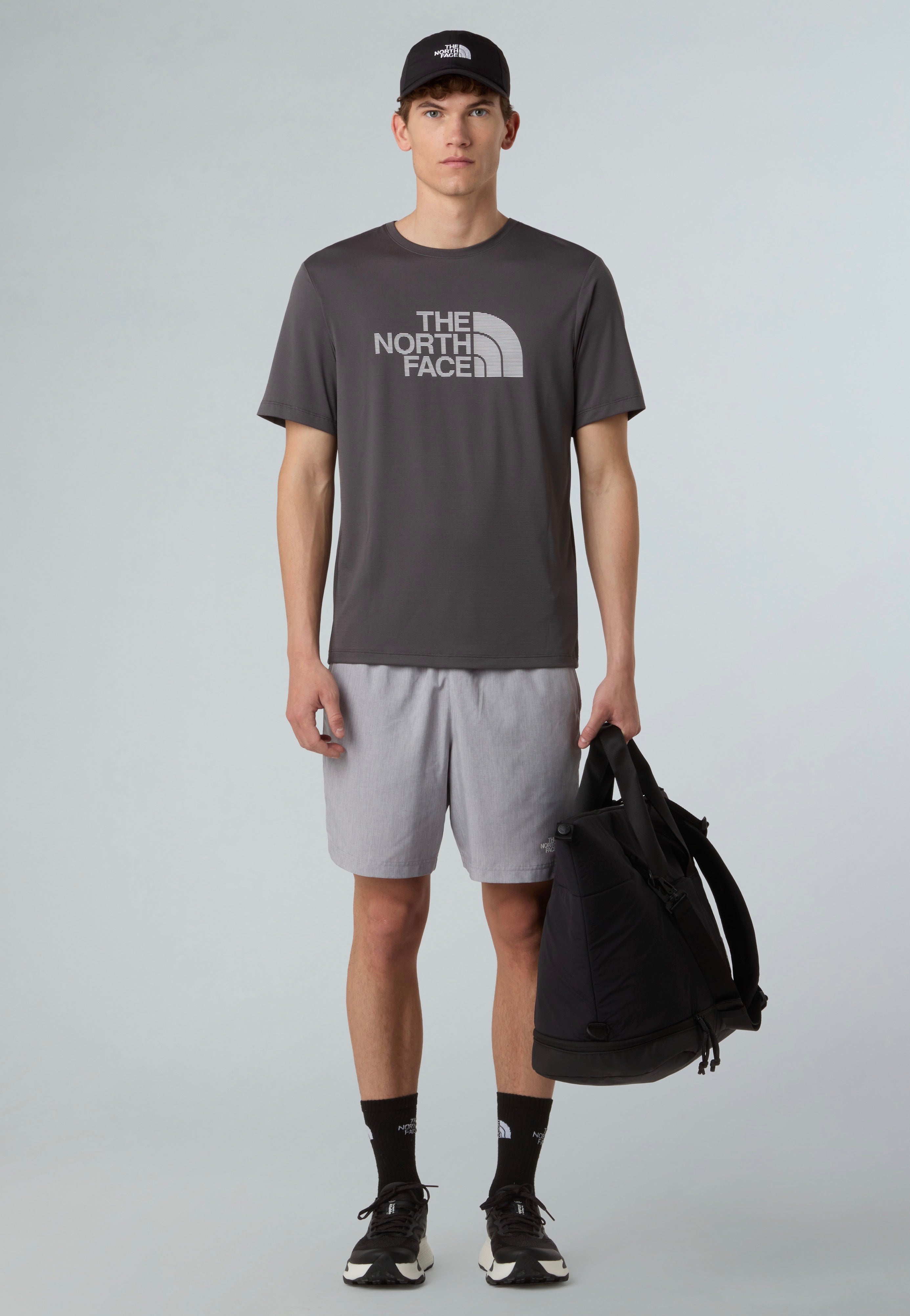The North Face - 24/7 Short Sleeves Easy Anthracite Grey - T-Shirt | Men-Image