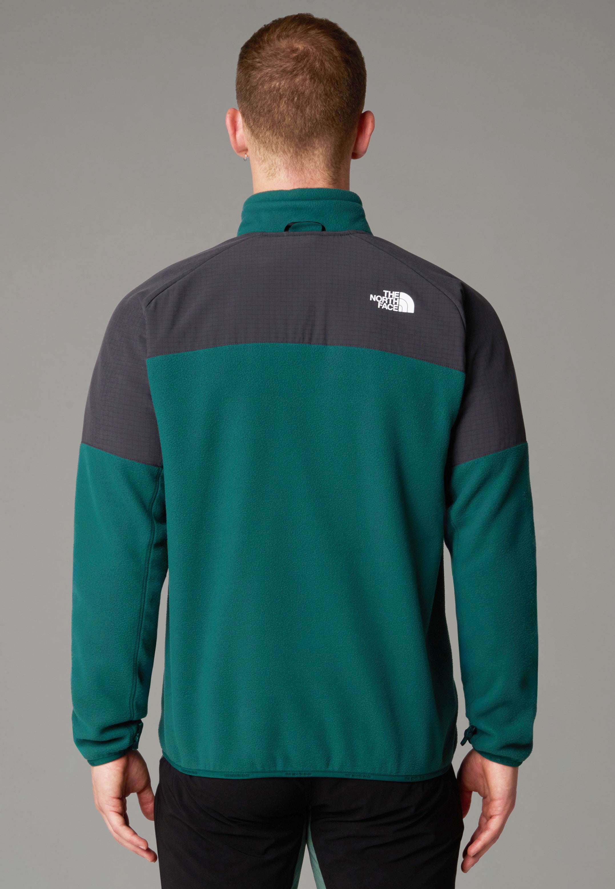 The North Face - Glacier Heavyweight Full Zip Deep Nori/Asphalt Grey - Jacket | Men-Image