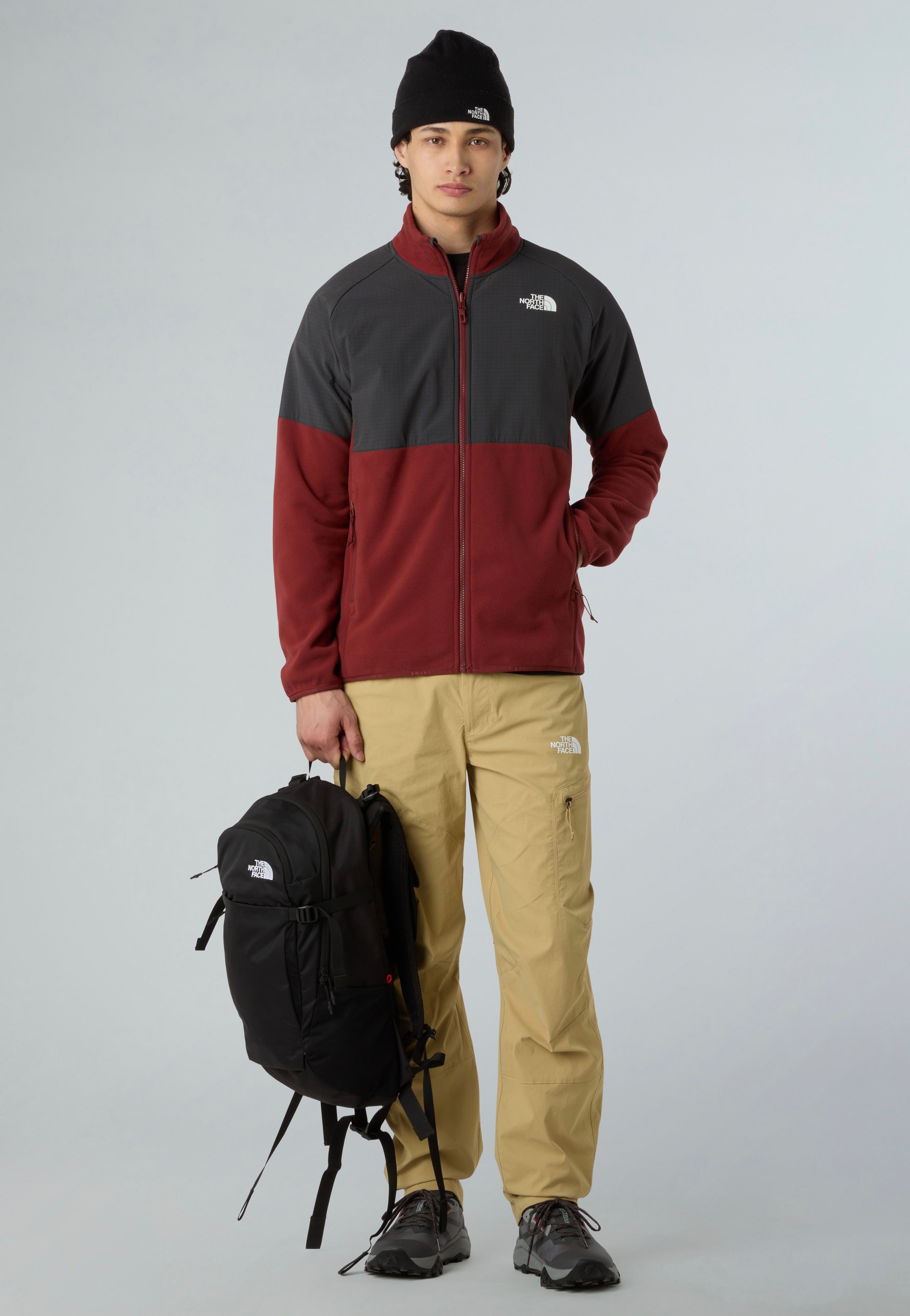 The North Face - Glacier Heavyweight Sumac/Asphalt Grey - Jacket | Men-Image