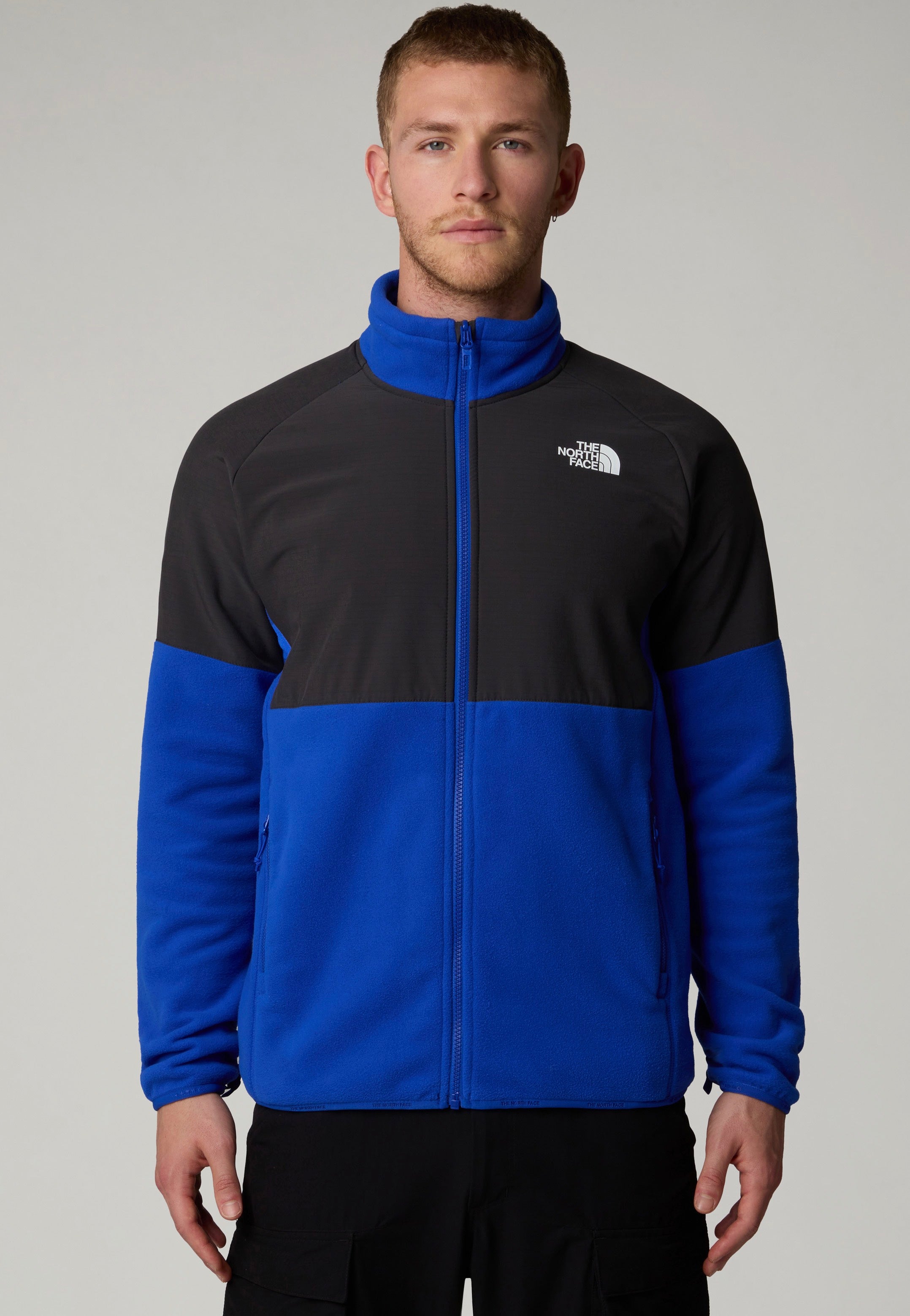 The North Face - Glacier Heavyweight Full Zip Tnf Blue/Asphalt Grey - Jacket | Men-Image