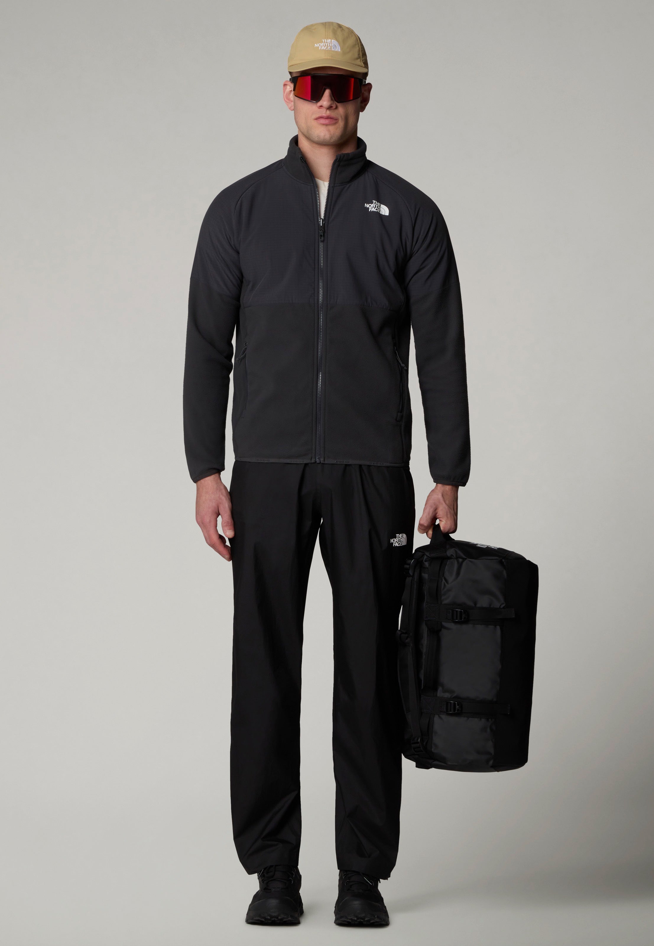 The North Face - Glacier Heavyweight Full Zip Asphltgy/Asphltgy/TNF Black - Jacket | Men-Image