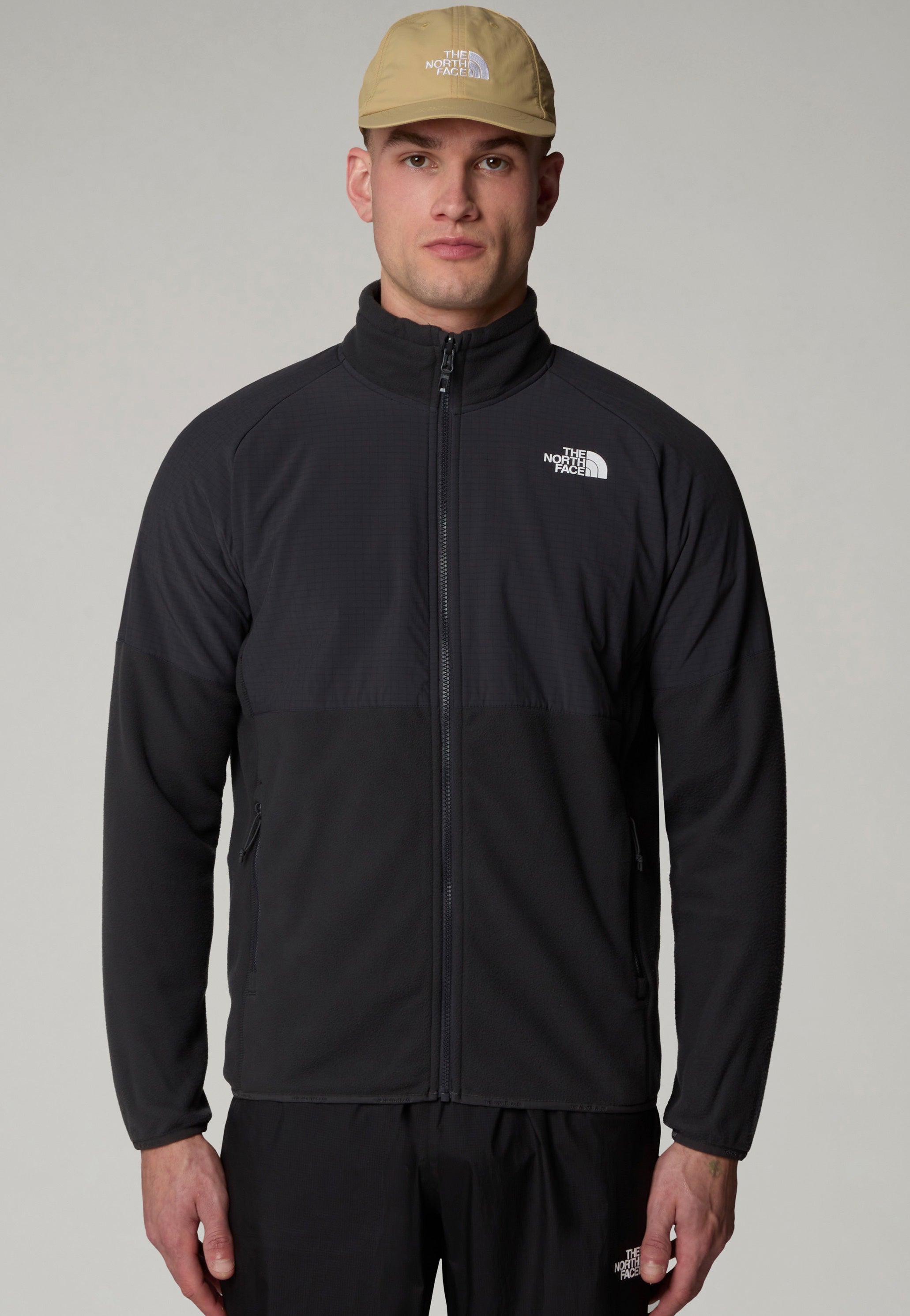 The North Face - Glacier Heavyweight Full Zip Asphltgy/Asphltgy/TNF Black - Jacket | Men-Image