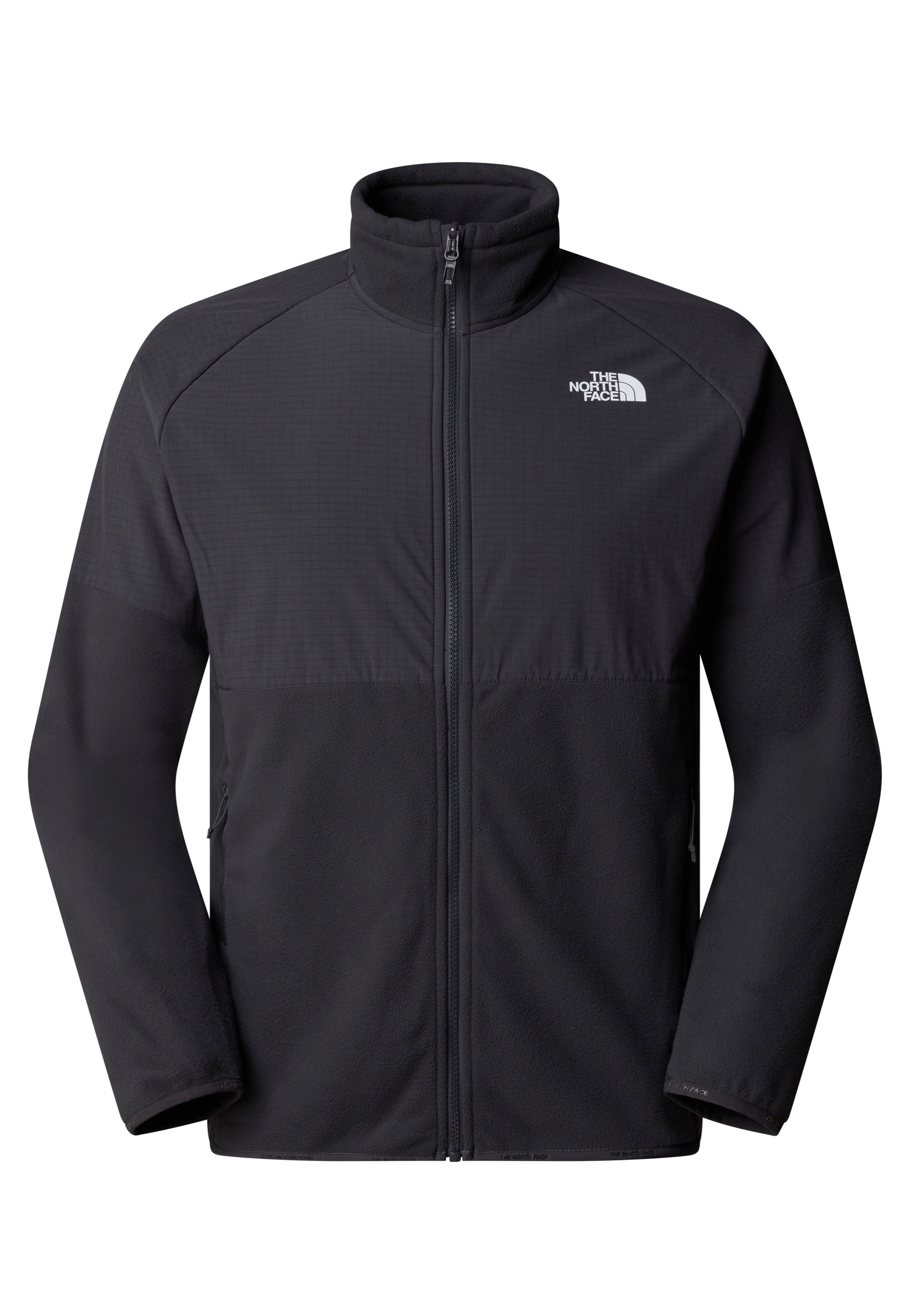 The North Face - Glacier Heavyweight Full Zip Asphltgy/Asphltgy/TNF Black - Jacket | Neutral-Image