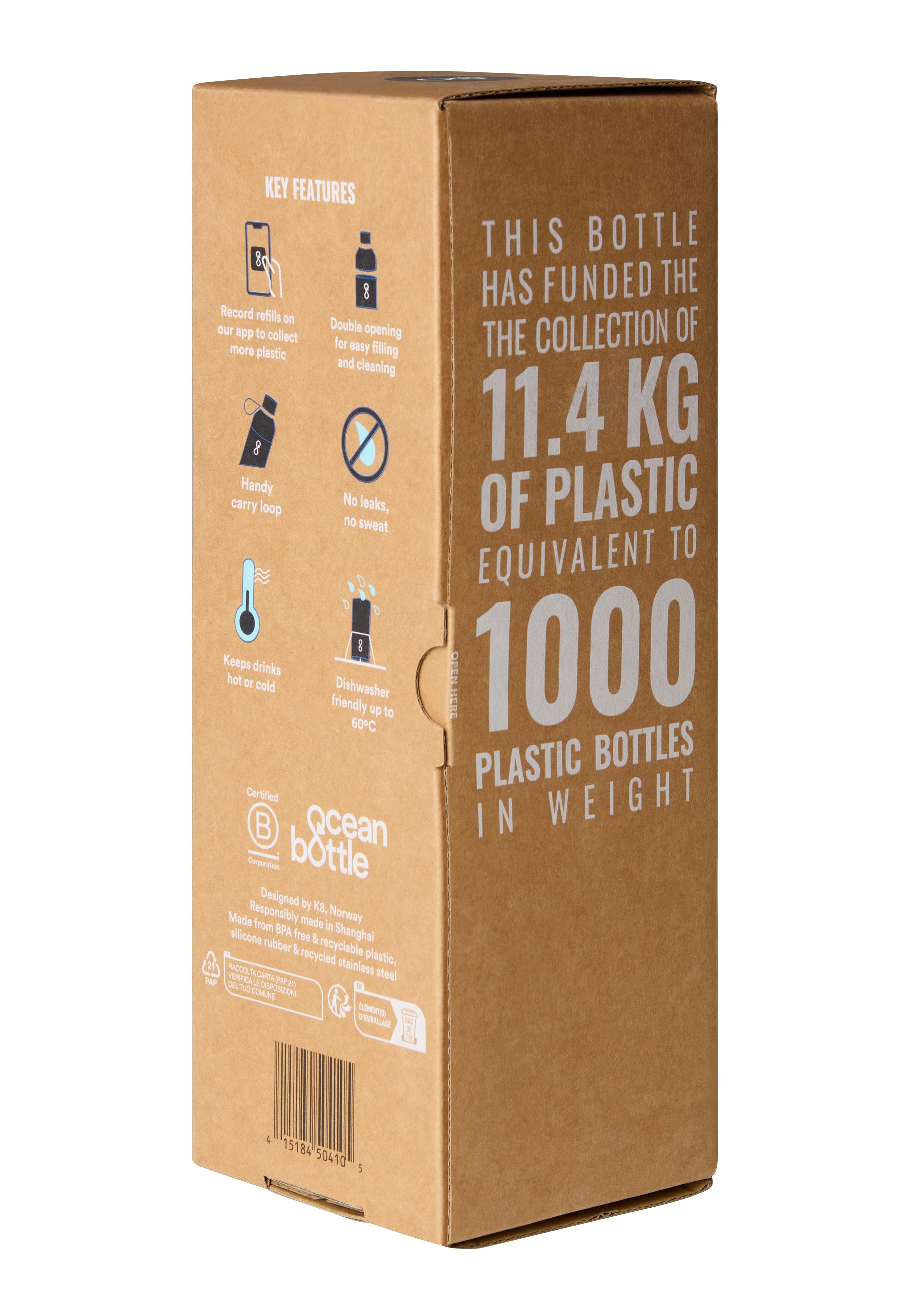 The North Face - TNF Water 1l TNF Black - Bottle | Neutral-Image