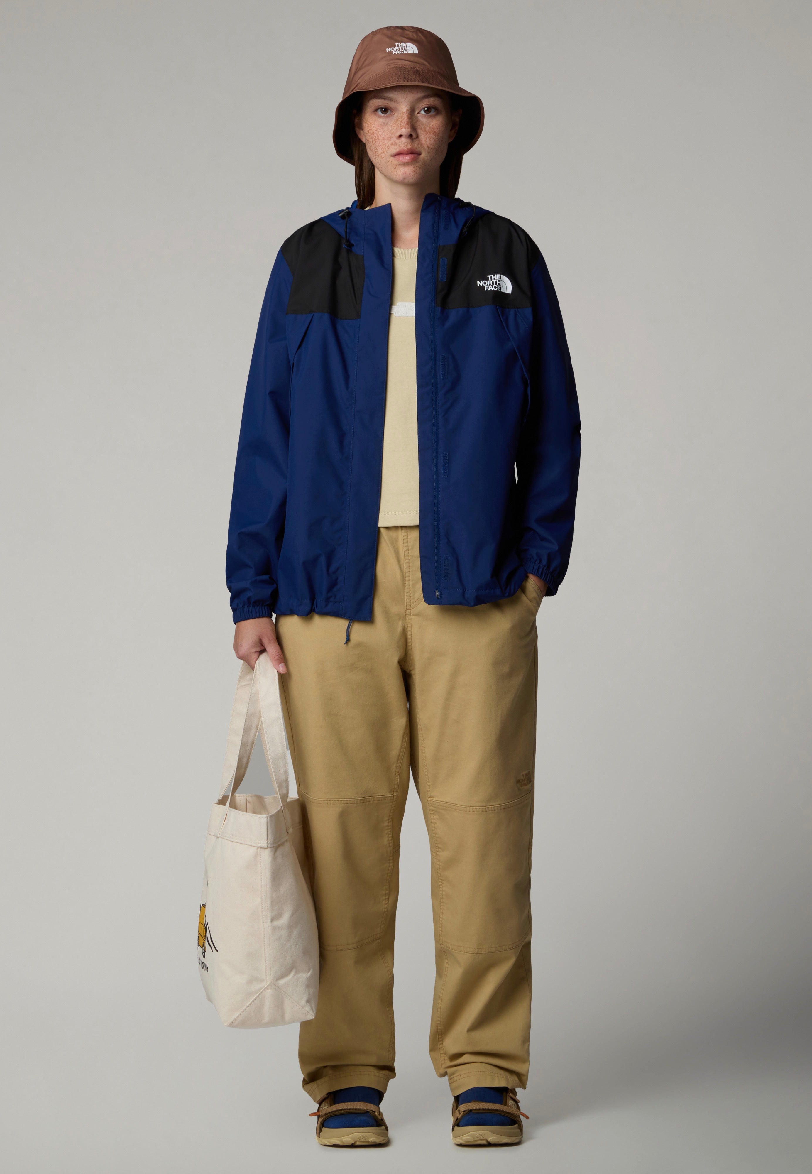 The North Face - Antora Rain Estate Blue/TNF Black - Jacket | Women-Image