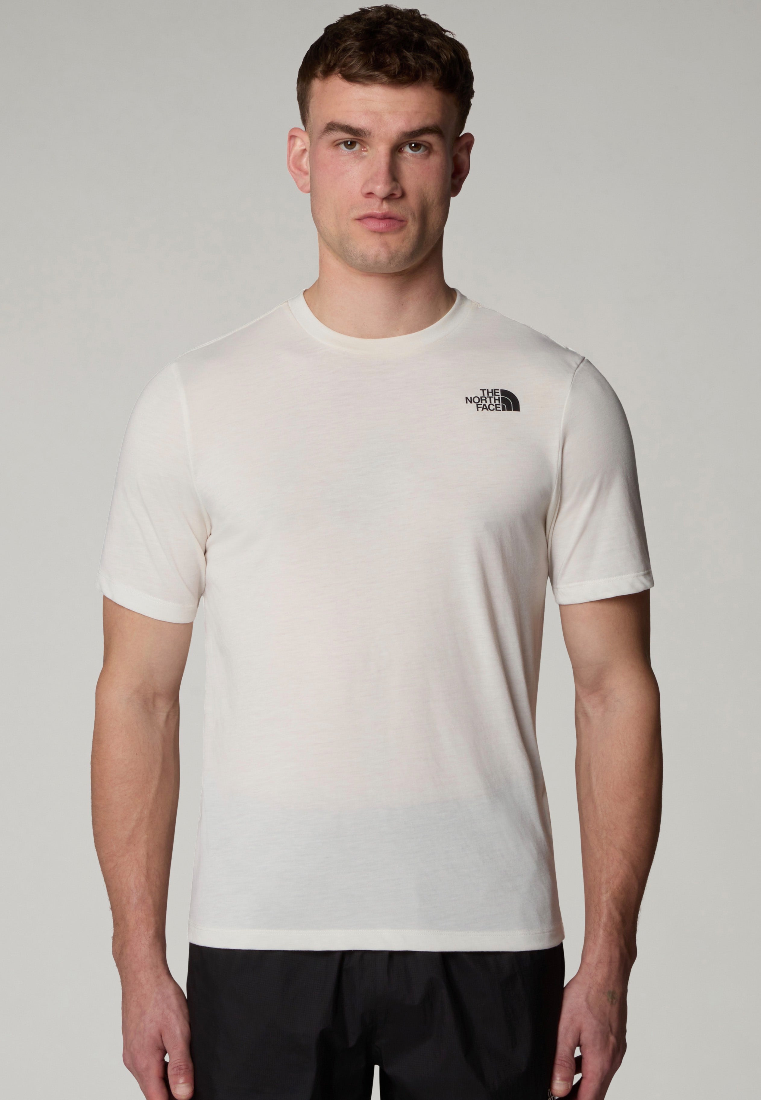 The North Face - Foundation Mountains Faces White Dune - T-Shirt | Men-Image