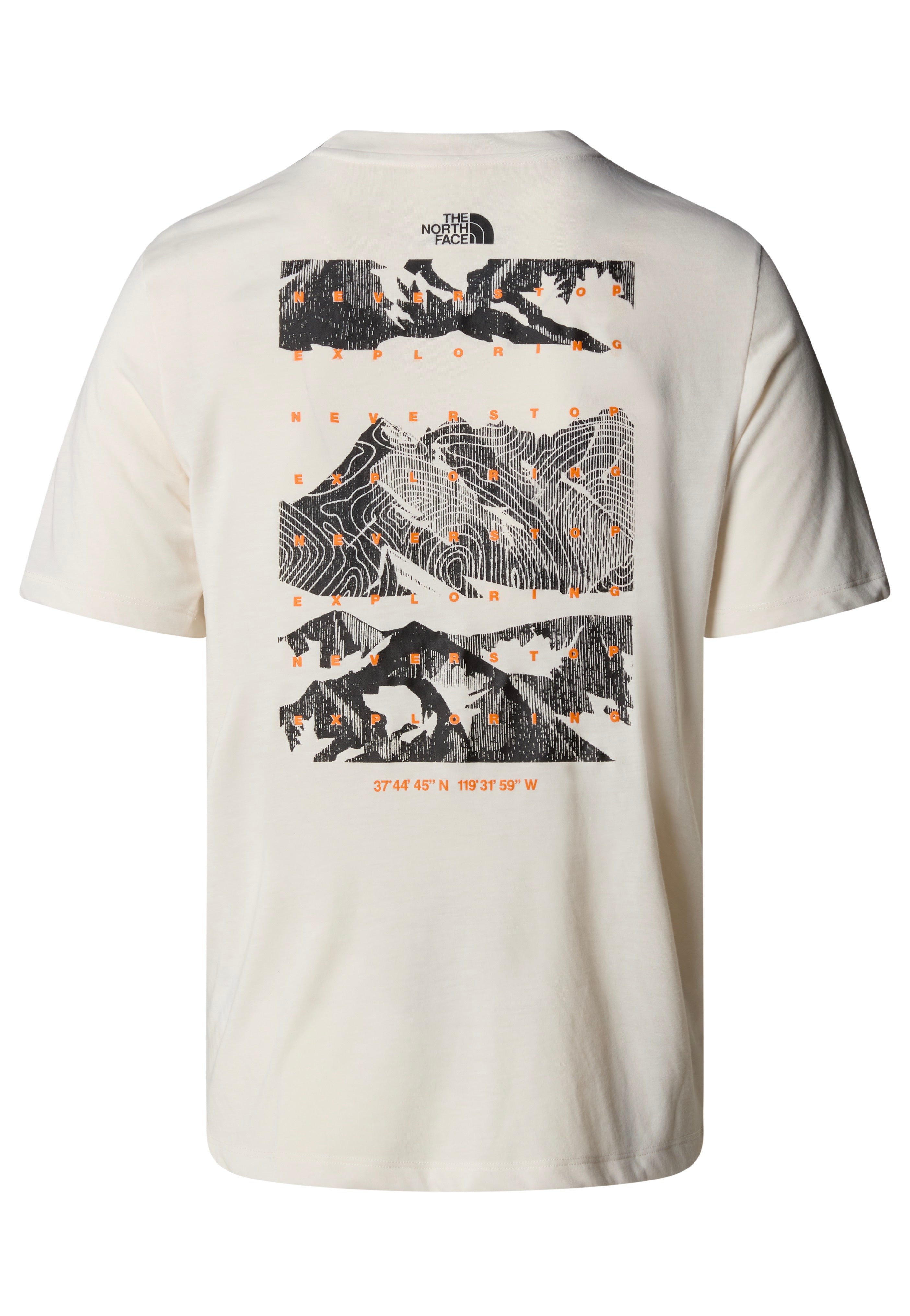 The North Face - Foundation Mountains Faces White Dune - T-Shirt | Men-Image