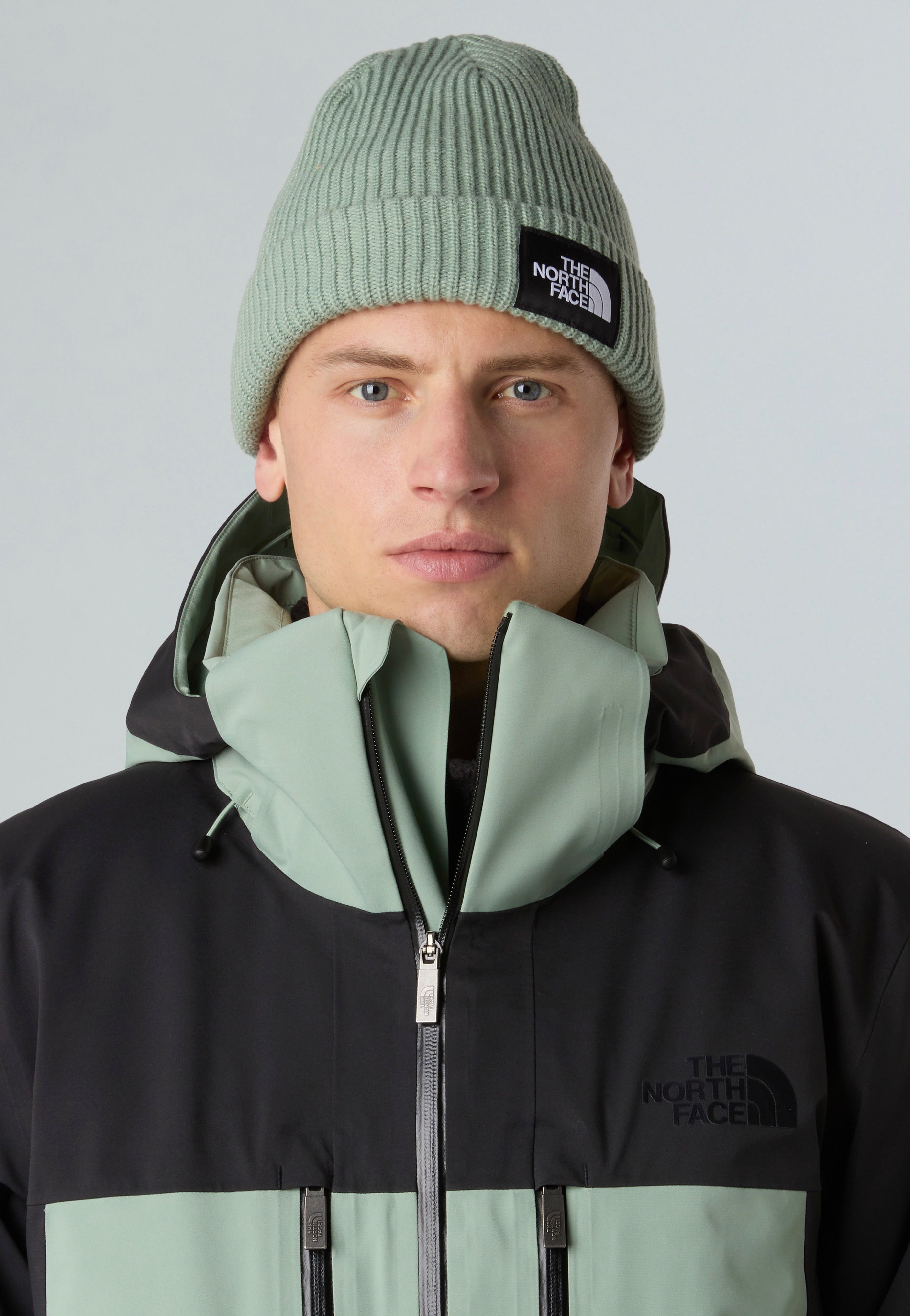 The North Face - Salty Lined Slate Moss - Beanie | Neutral-Image