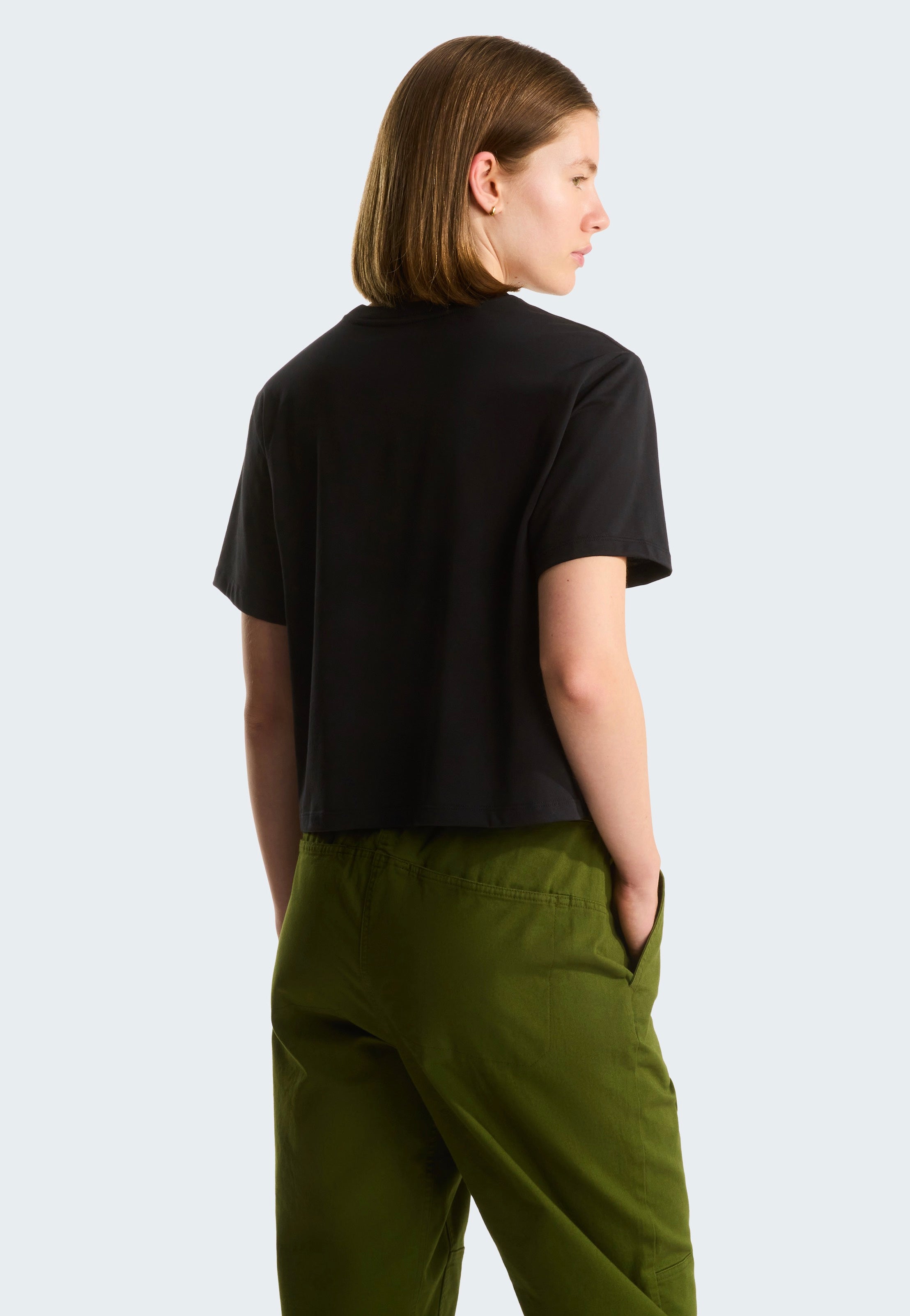 The North Face - Evolution Simple Dome Crop TNF Black - T-Shirt | Women-Image