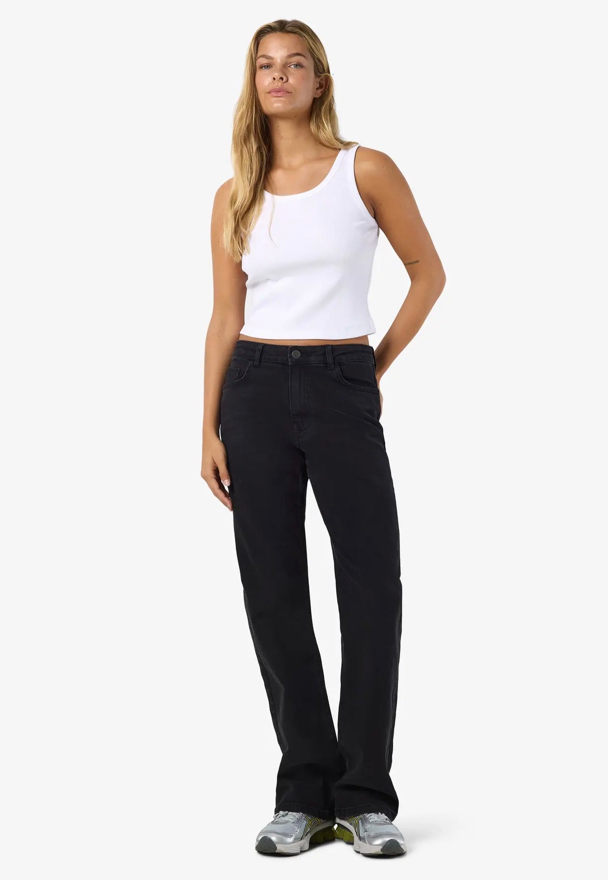 Noisy May - Monica Straight Black Denim - Jeans | Women-Image