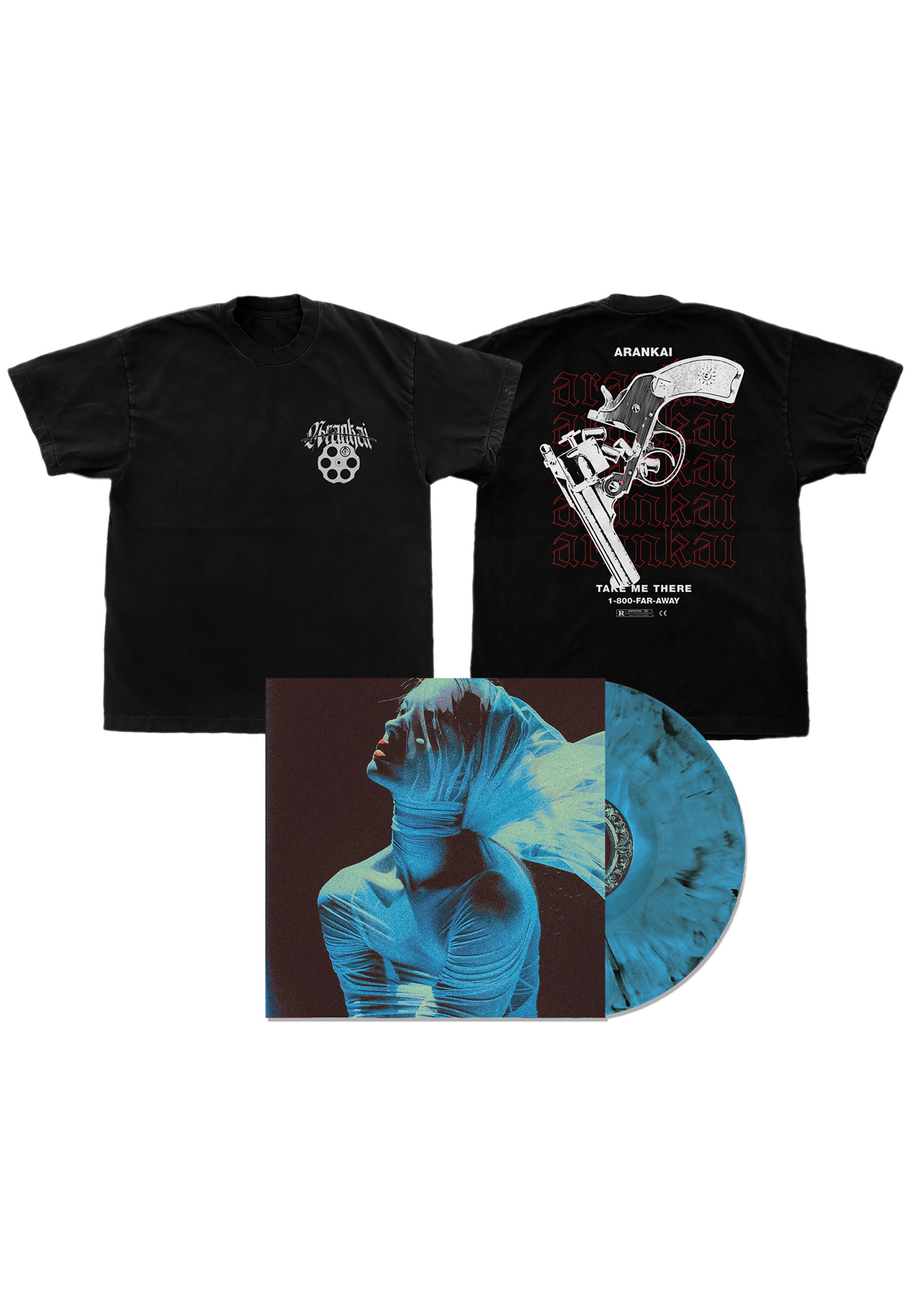Arankai - The Sjape Of Blue & Take Me There T-Shirt - Special Pack