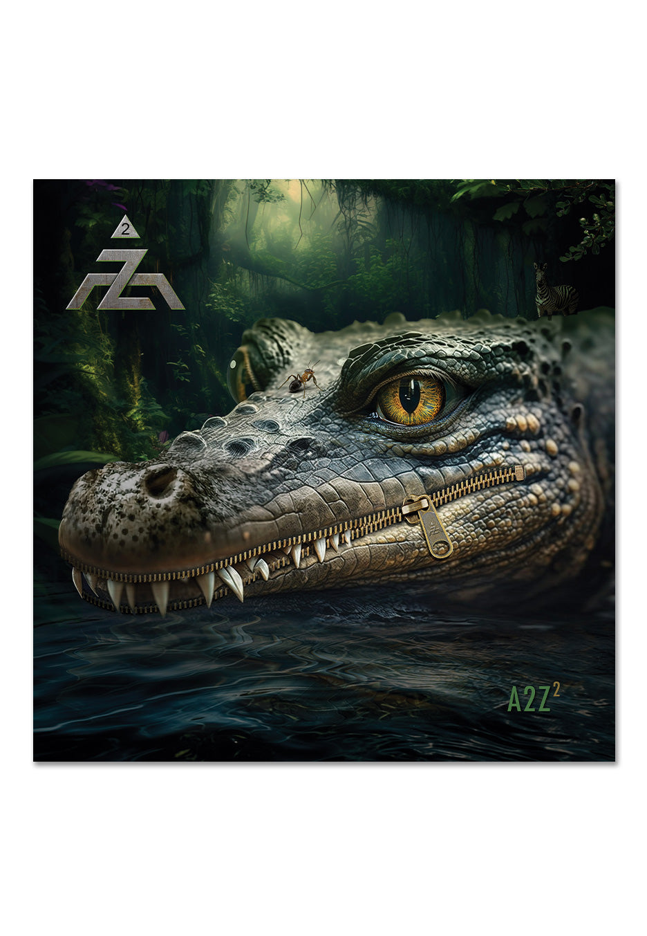 A-Z - A2Z² Ltd. Crocodile Skin - Marbled Vinyl | Neutral-Image