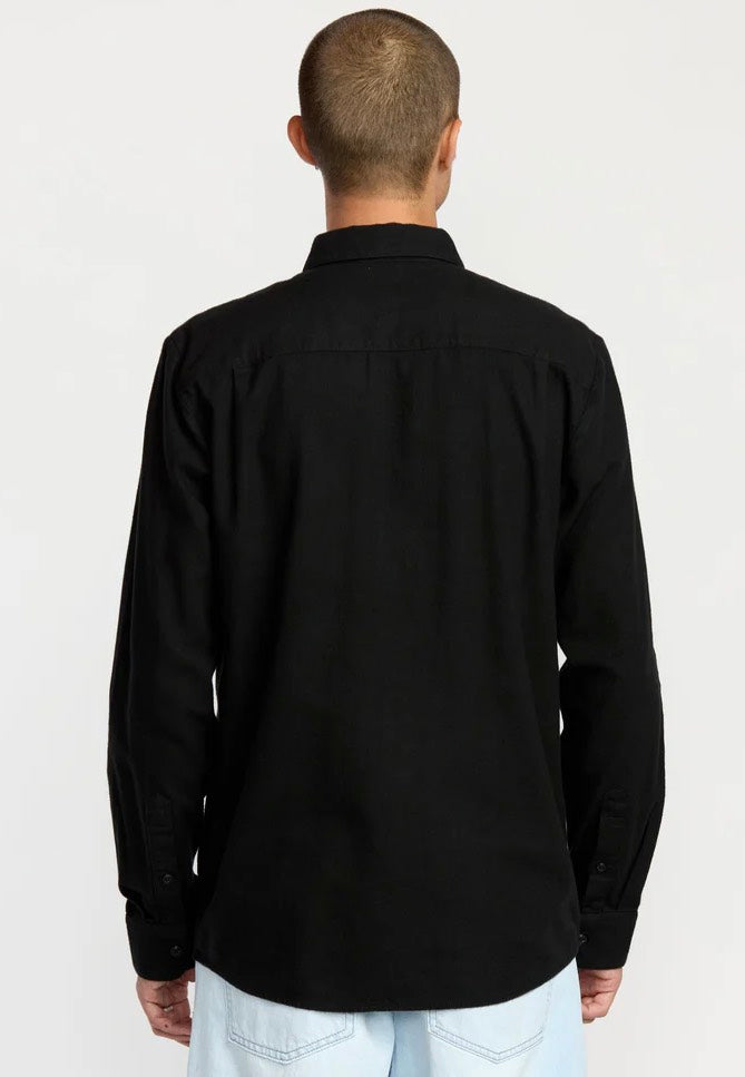 Volcom - Caden Solid Antique Black - Shirt | Men-Image