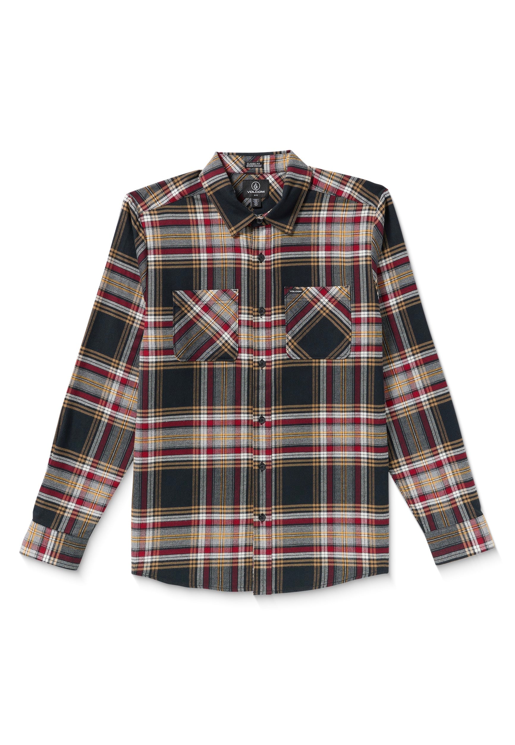 Volcom - Netastone Flannel Antique Black - Shirt | Men-Image
