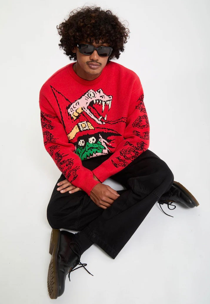 Volcom - JJ Villard Lifeguard Red - Pullover | Men-Image