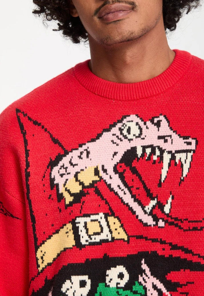 Volcom - JJ Villard Lifeguard Red - Pullover | Men-Image