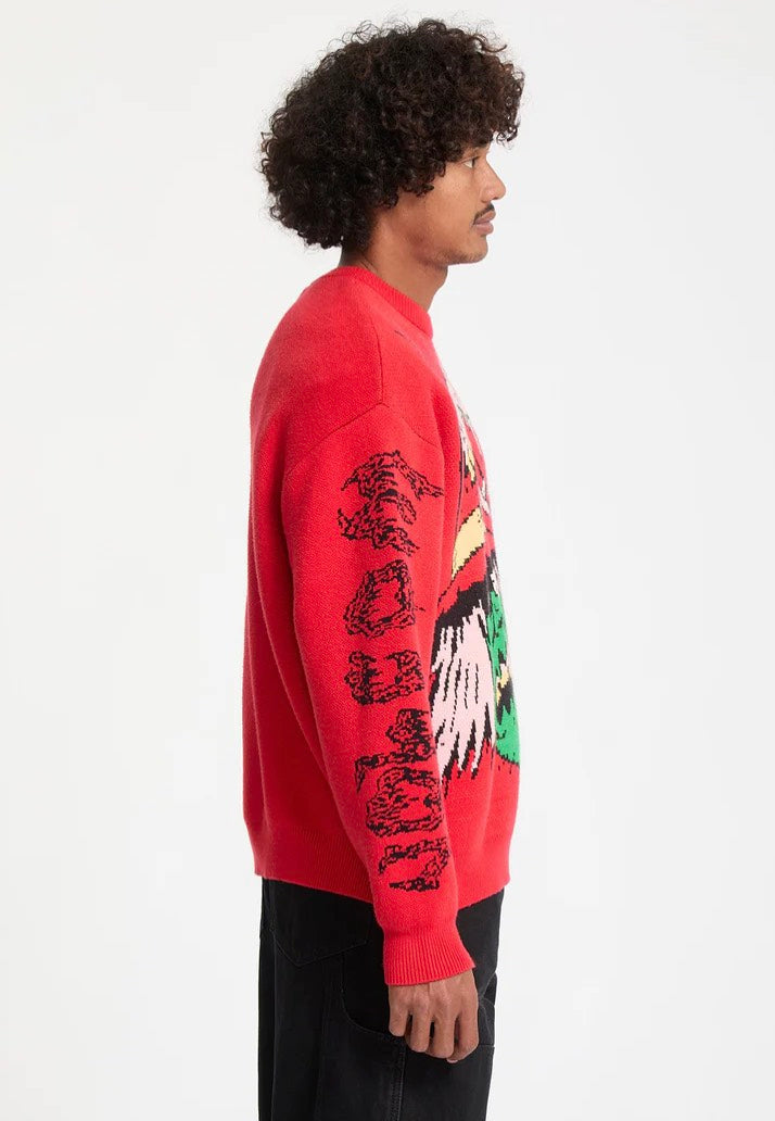 Volcom - JJ Villard Lifeguard Red - Pullover | Men-Image
