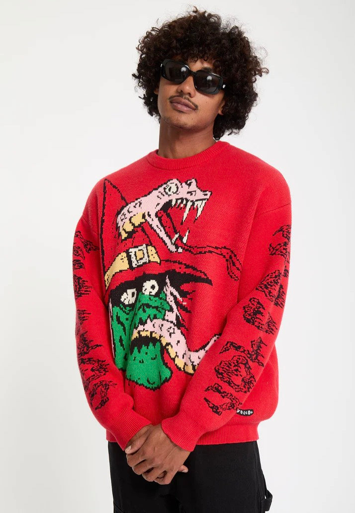 Volcom - JJ Villard Lifeguard Red - Pullover | Men-Image