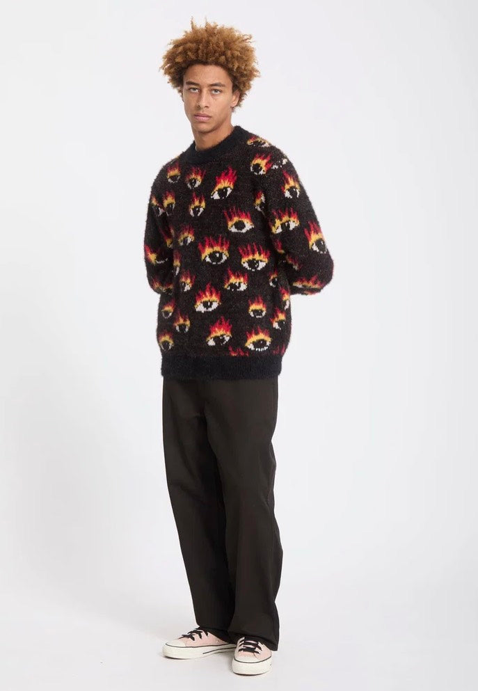 Volcom FA Ozzy Eyes Black Sweater | Men-Image