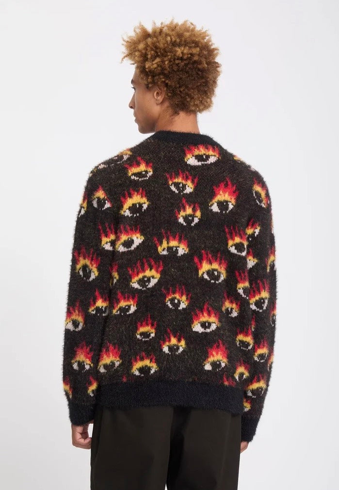 Volcom FA Ozzy Eyes Black Sweater | Men-Image