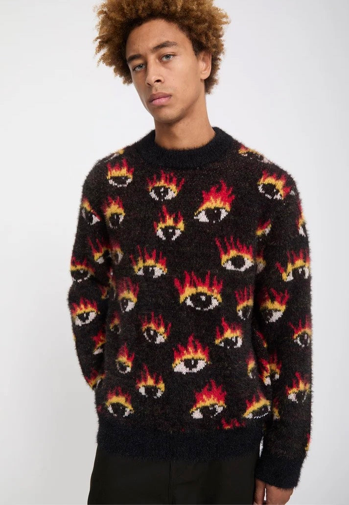Volcom FA Ozzy Eyes Black Sweater | Men-Image