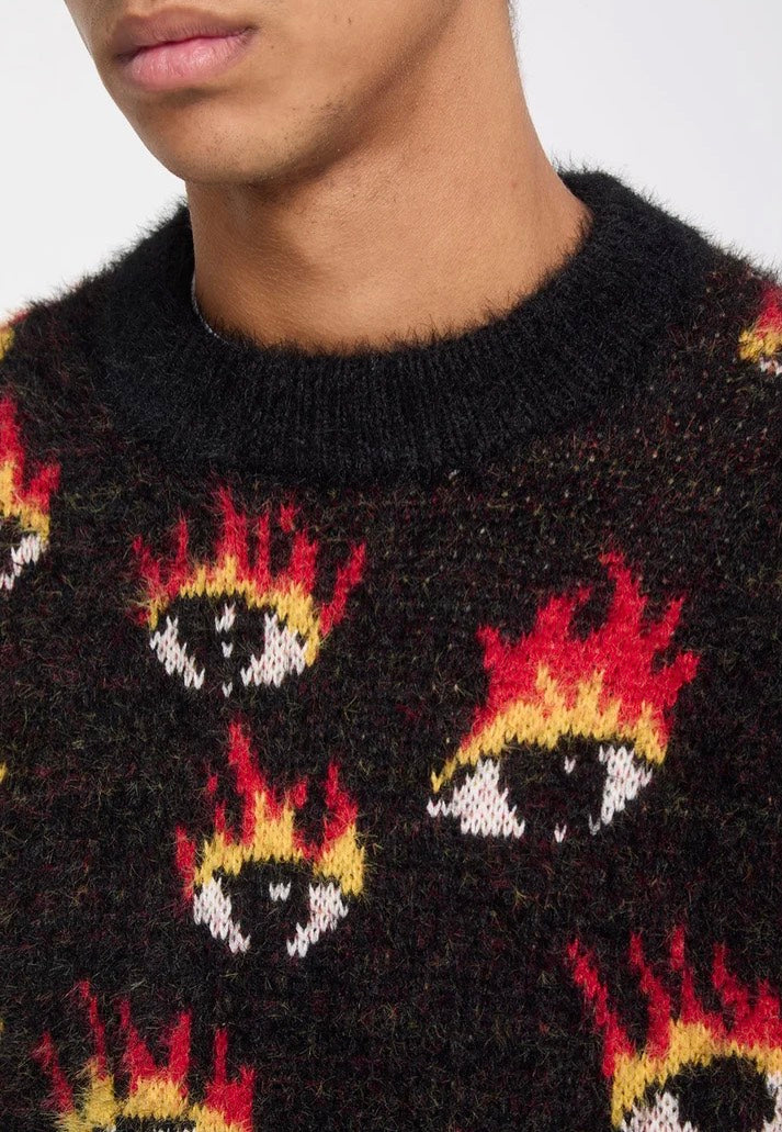Volcom FA Ozzy Eyes Black Sweater | Men-Image