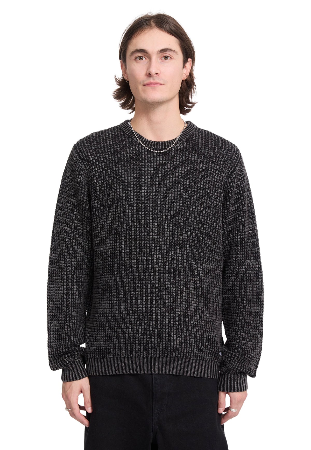 Volcom Thermowhy Black Svetr | Men-Image