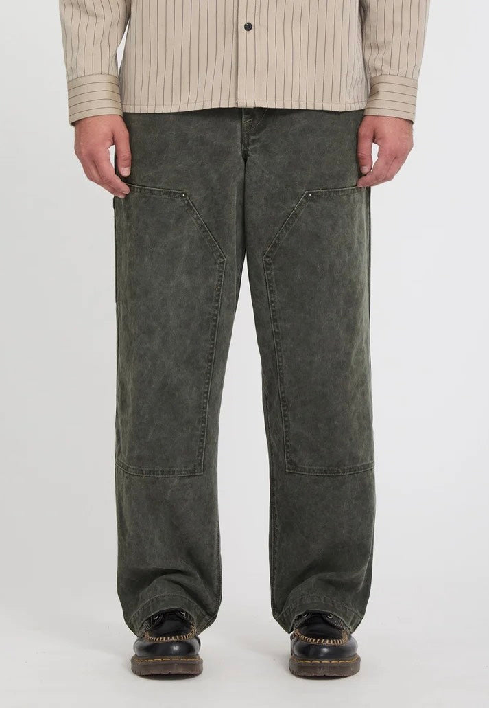 Volcom Work Carpenter Rinsed Black Pants | Men-Image