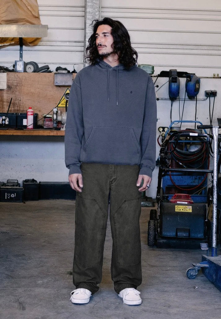 Volcom Work Carpenter Rinsed Black Pants | Men-Image