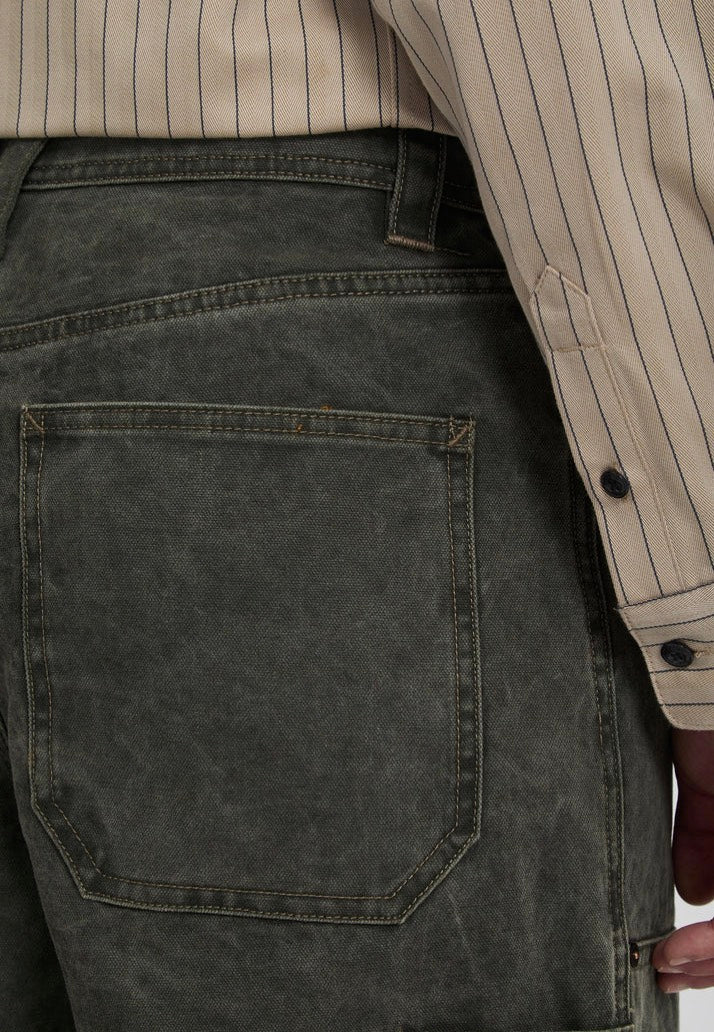 Volcom Work Carpenter Rinsed Black Pants | Men-Image