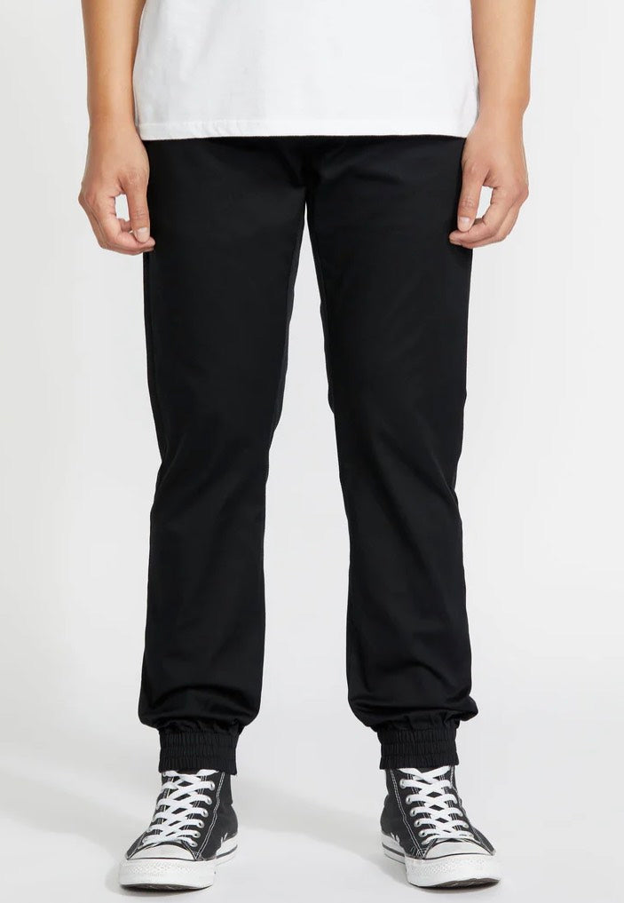 Volcom - Frickin Slim Jogger Black - Sweat Pants | Men-Image