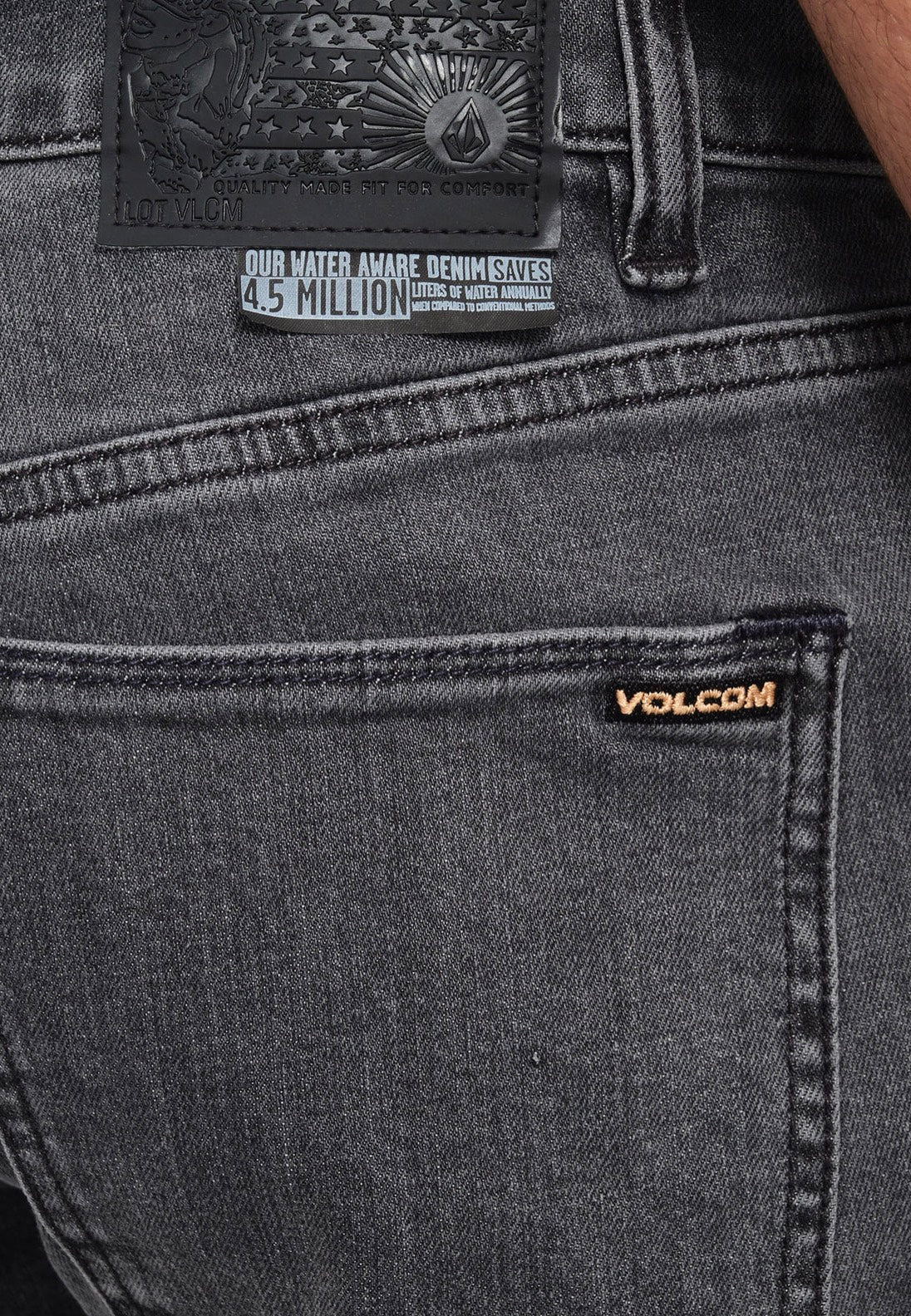 Volcom - Vorta Neutral Grey - Jeans | Men-Image