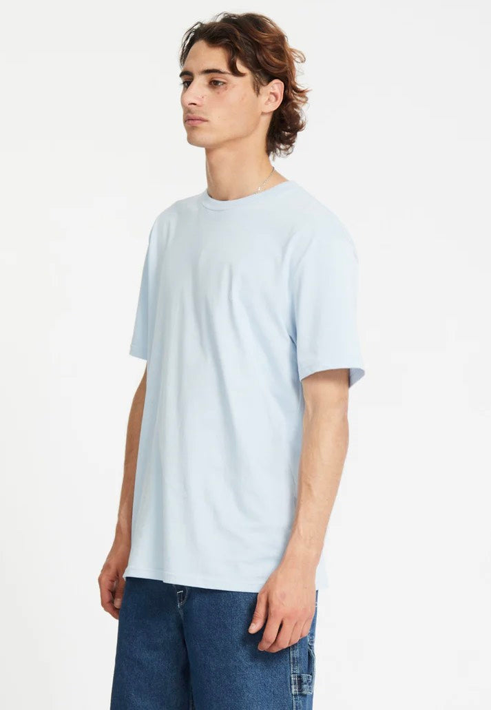 Volcom - Stone Blanks Basic Carolina Blue - T-Shirt | Men-Image