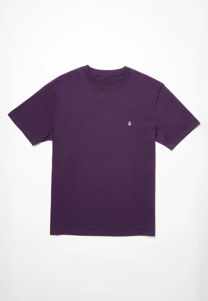 Volcom - Stone Blanks Basic Grape Royale - T-Shirt | Men-Image