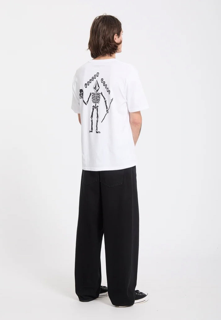 Volcom Felix Skull White Tričko | Men-Image