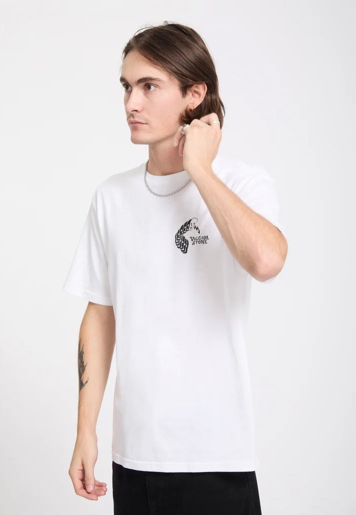 Volcom Felix Skull White Tričko | Men-Image