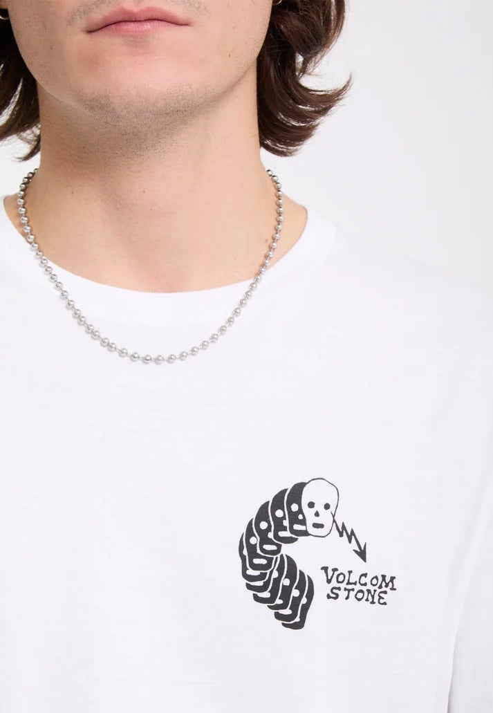 Volcom Felix Skull White Tričko | Men-Image