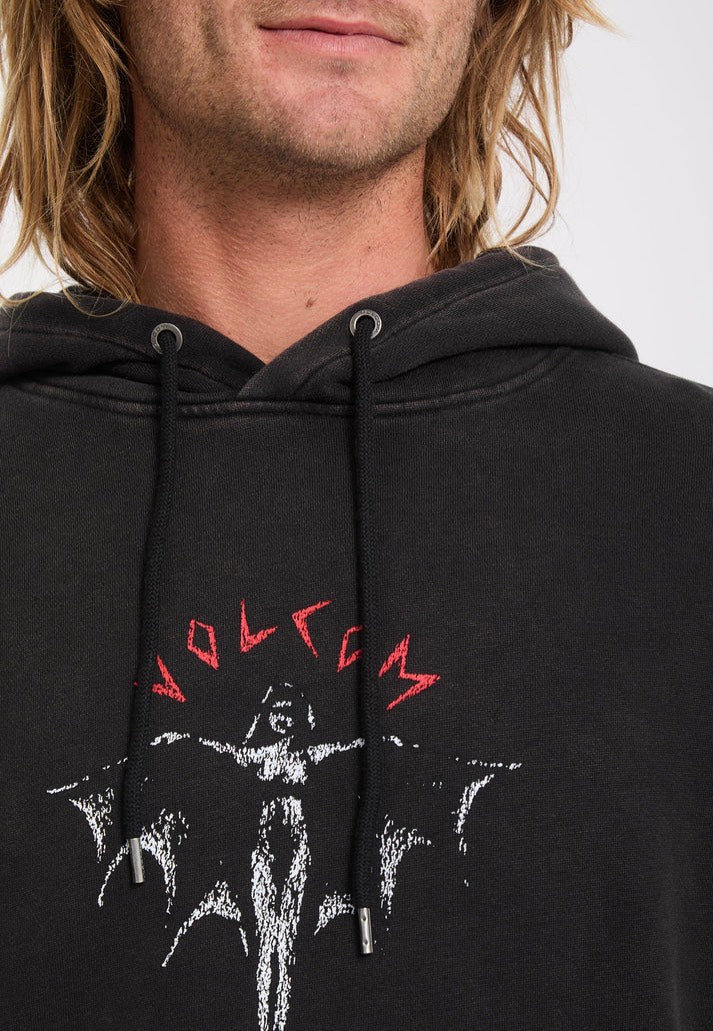 Volcom - Wrong Angel PO Light Acid Black - Hoodie | Men-Image