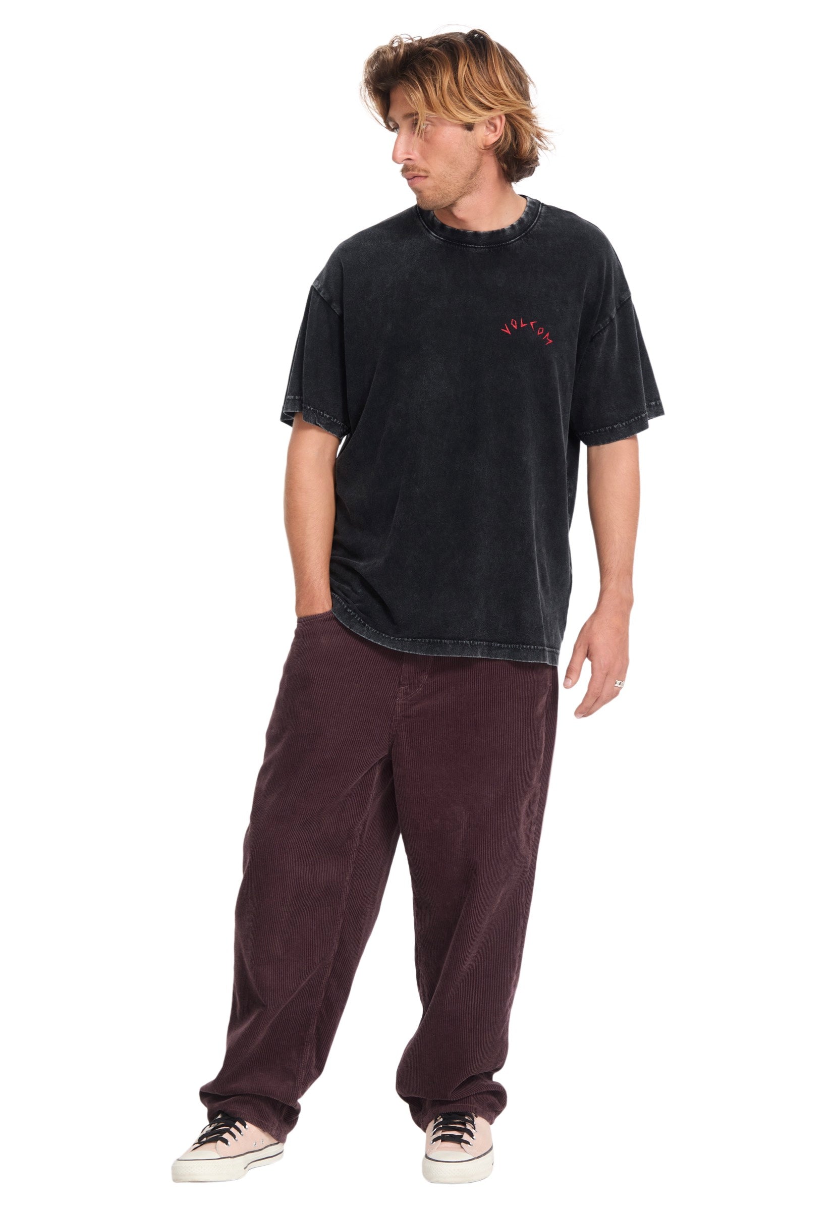 Volcom - Wrong Angel Light Acid Black - T-Shirt | Men-Image