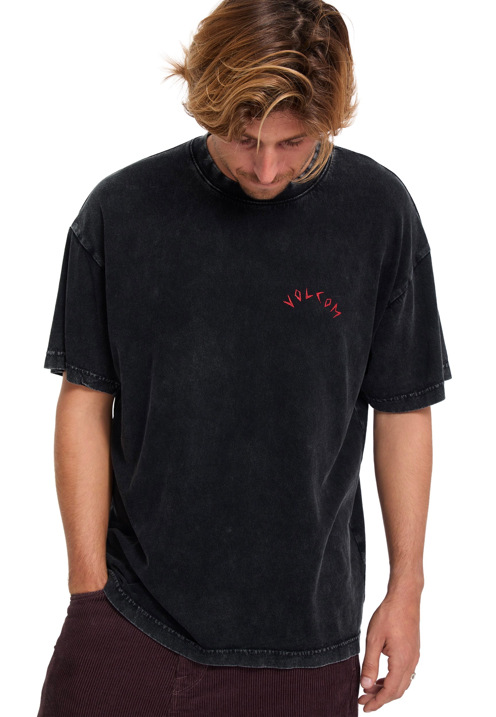 Volcom - Wrong Angel Light Acid Black - T-Shirt | Men-Image