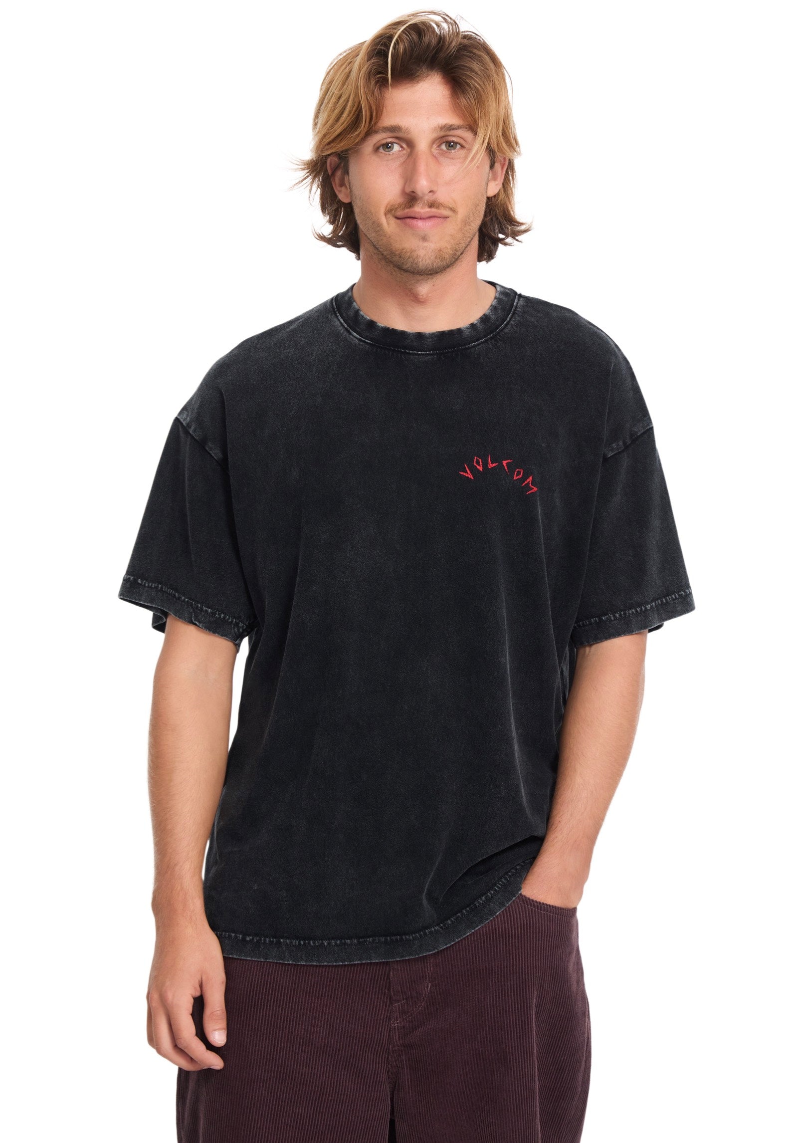Volcom - Wrong Angel Light Acid Black - T-Shirt | Men-Image