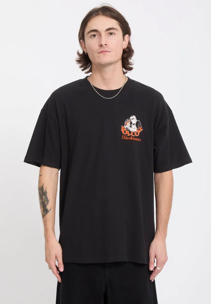 Volcom - Always Grinding Black - T-Shirt | Men-Image